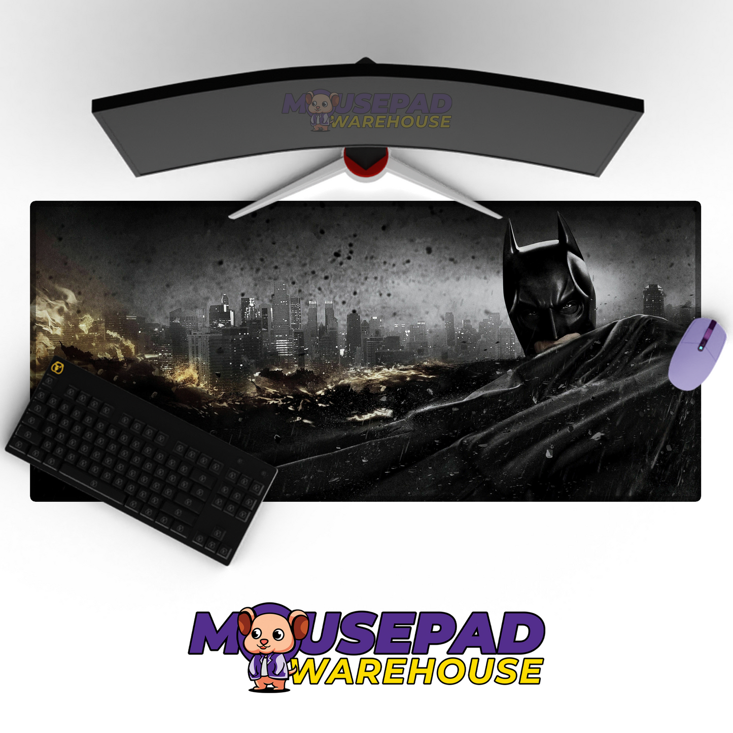 The Dark Knight V12 Mousepad Mockup