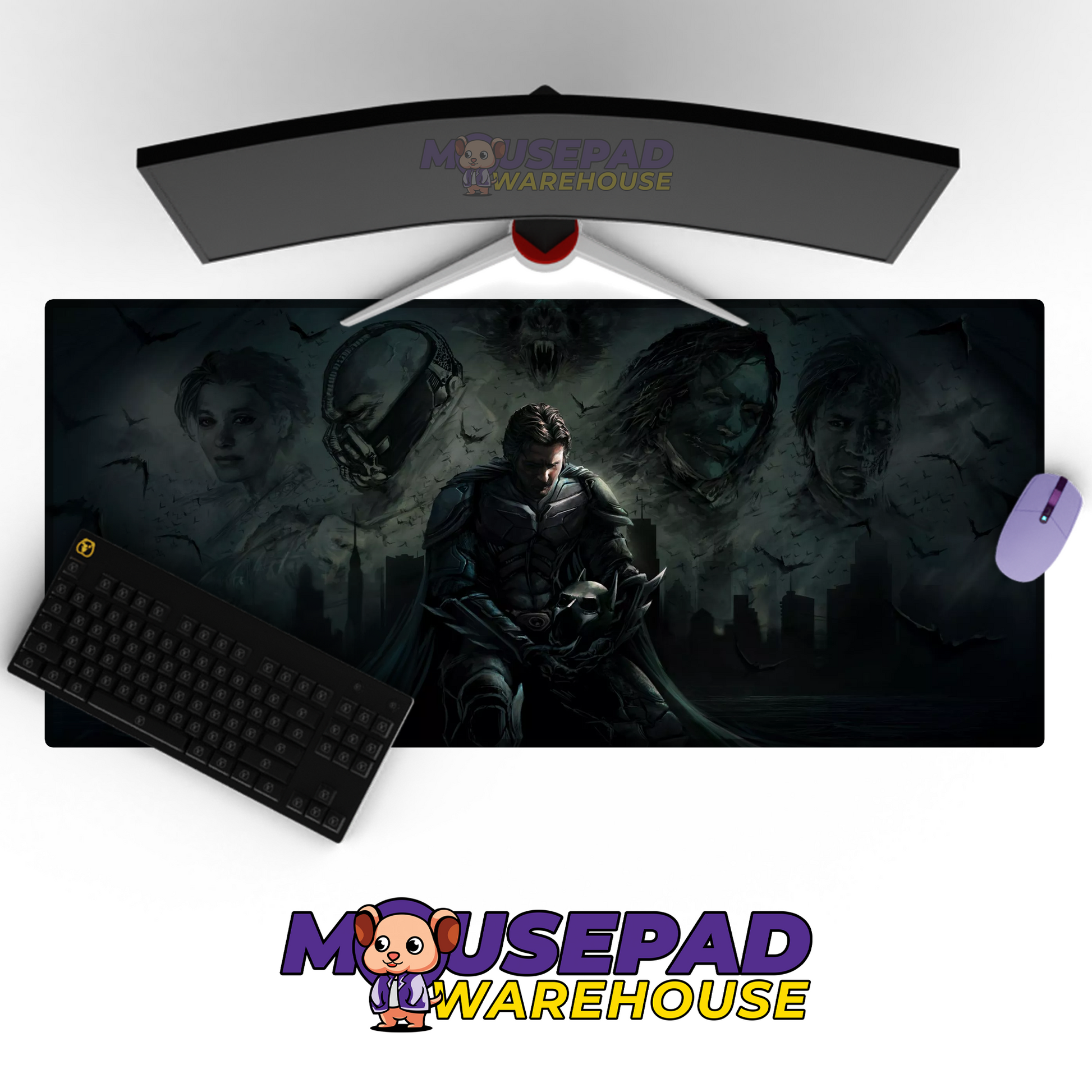The Dark Knight V27 Mousepad Mockup