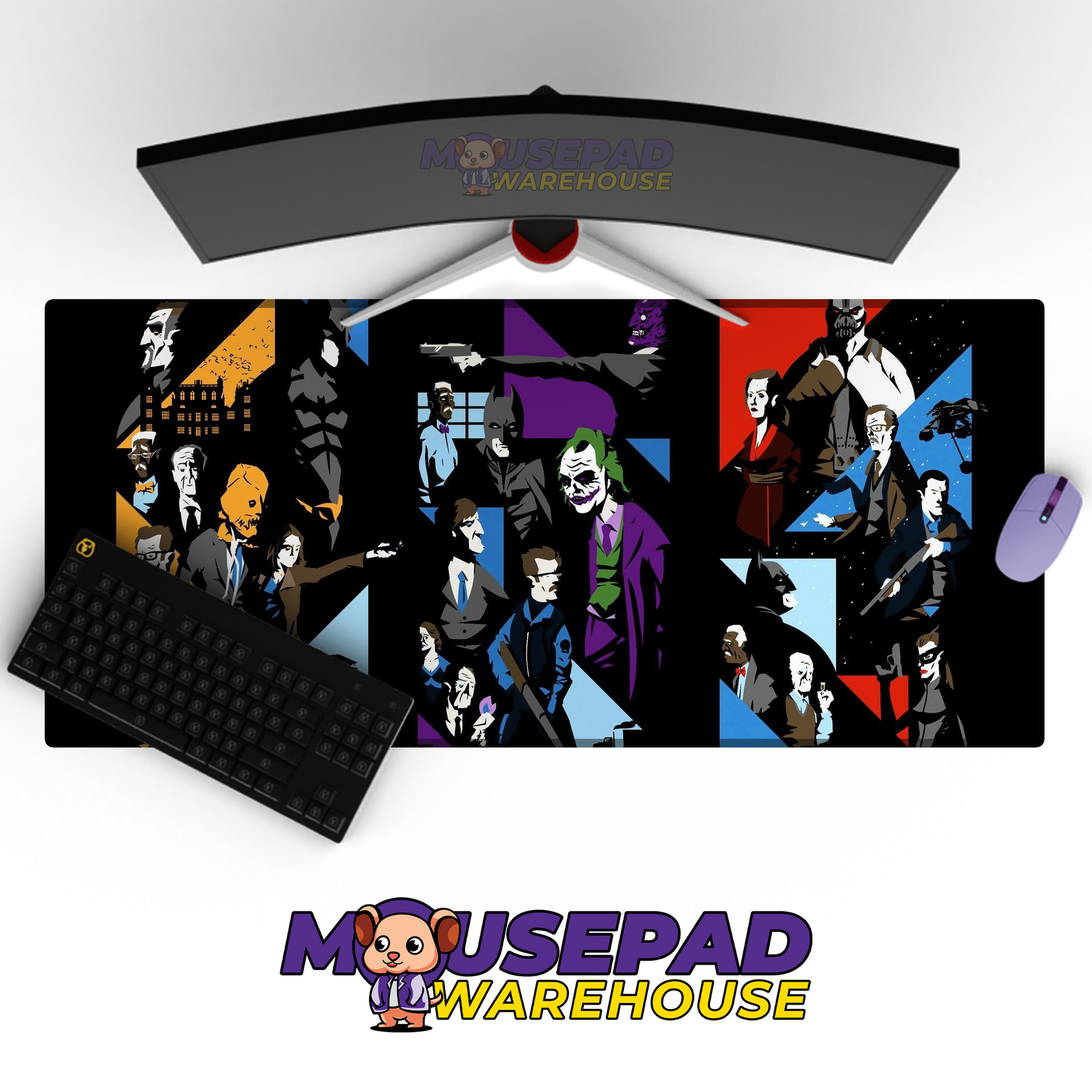 The Dark Knight V4 Mousepad Mockup