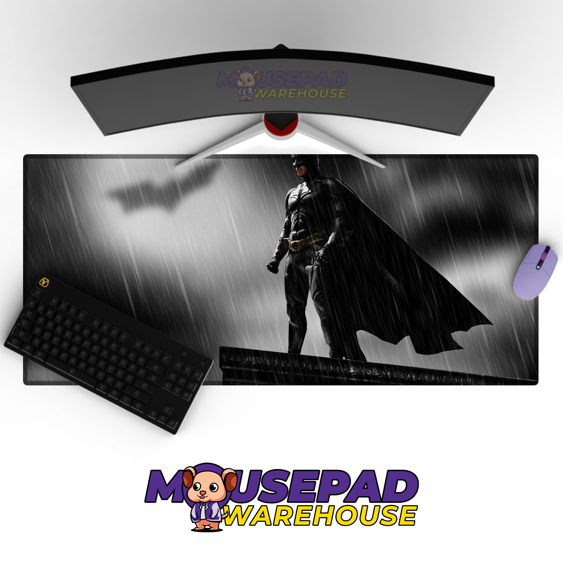 The Dark Knight V8 Mousepad Mockup