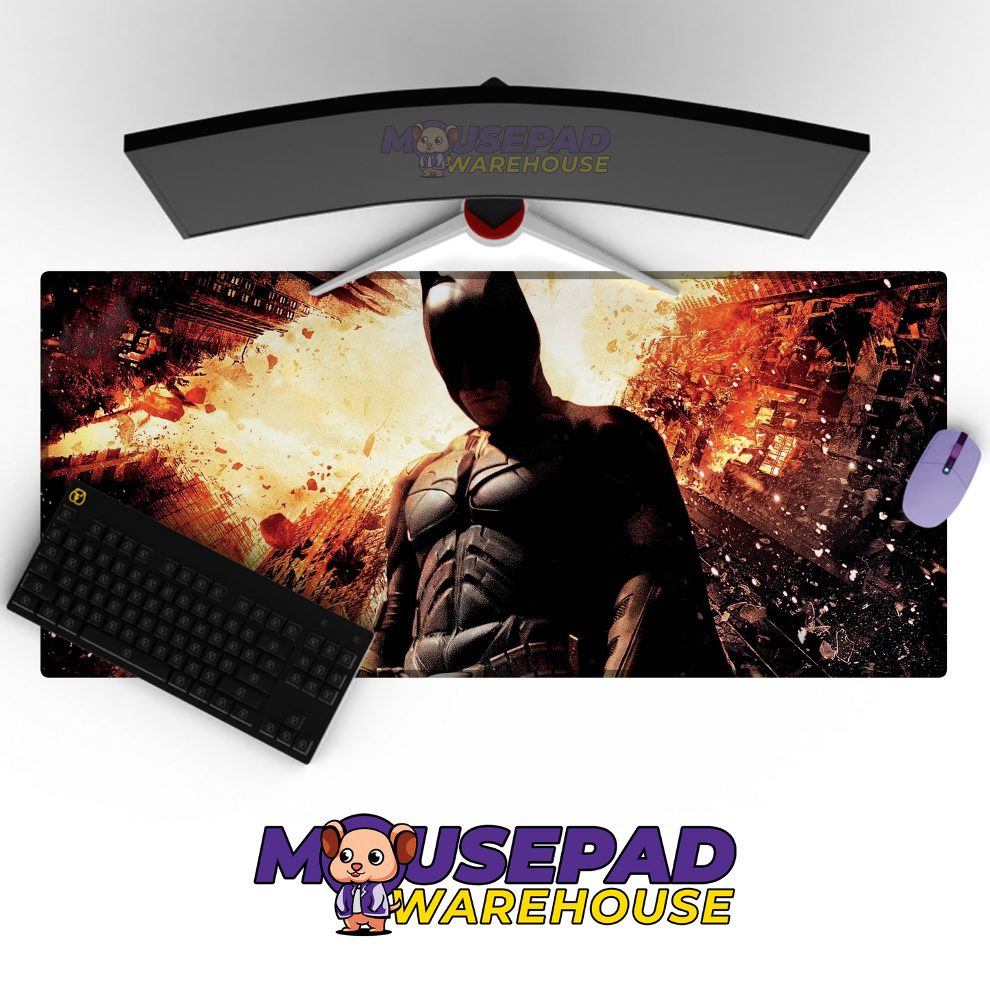 The Dark Knight V9 Mousepad Mockup