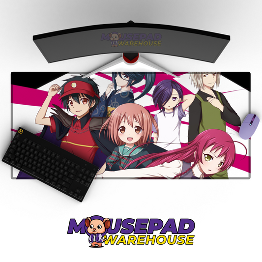 The Devil is a Part Timer V11 Mousepad Mockup