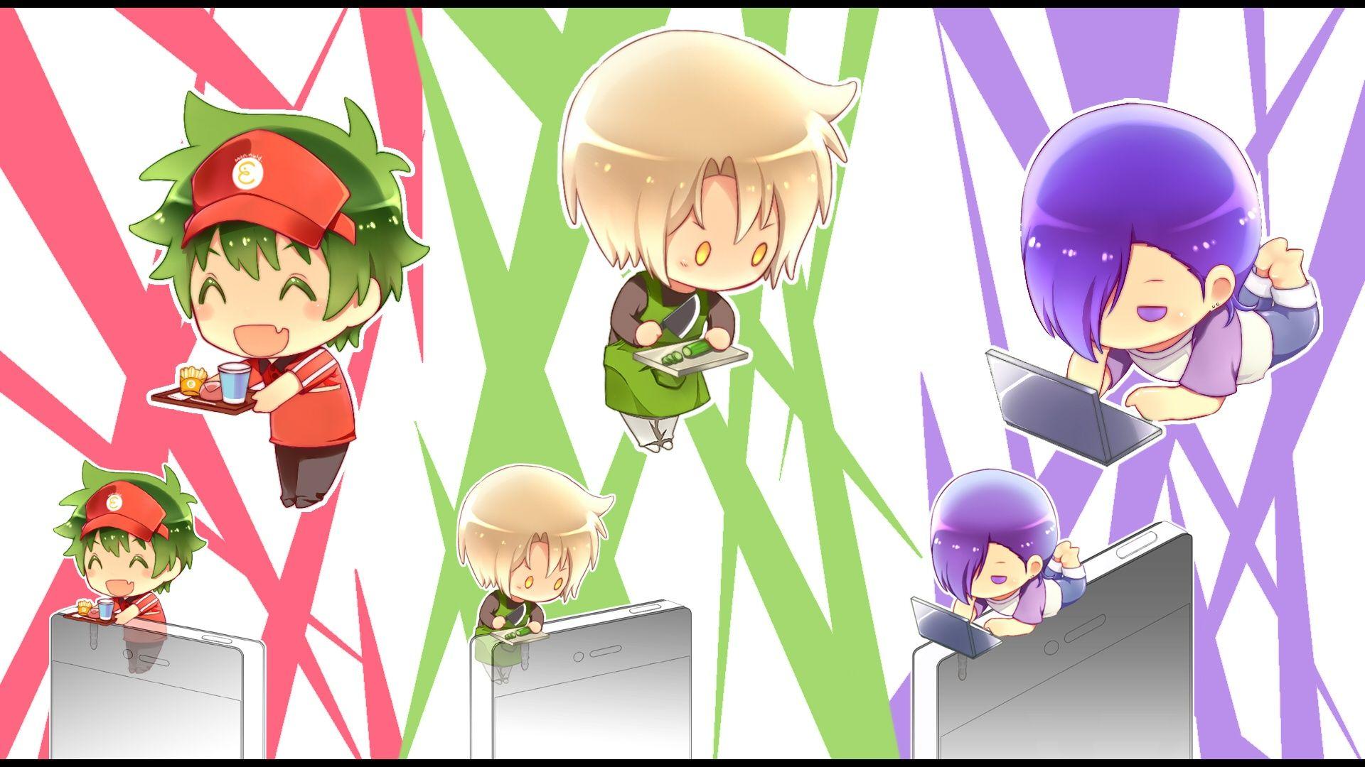 The Devil is a Part Timer V13 Mousepad