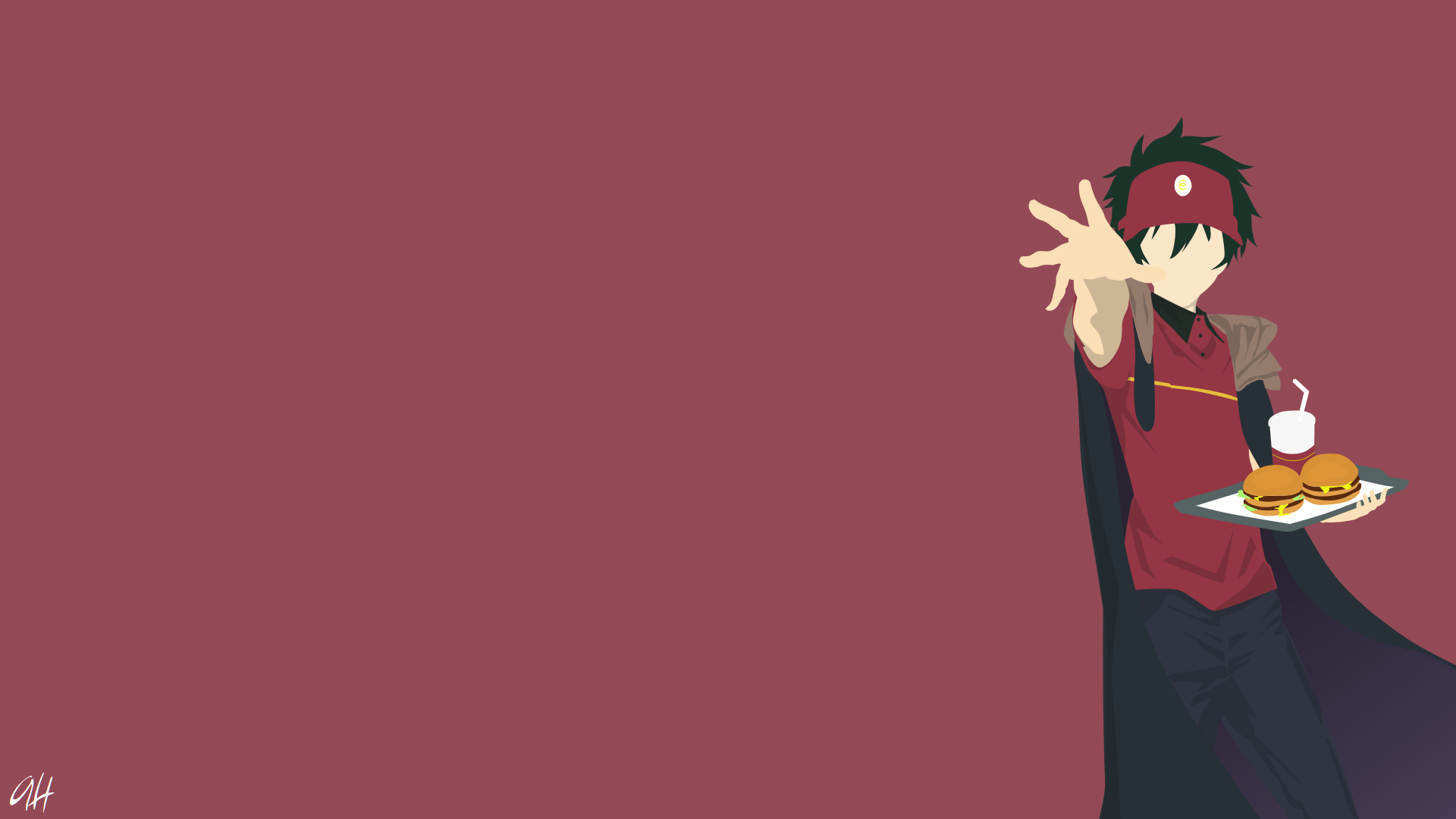 The Devil is a Part Timer V14 Mousepad