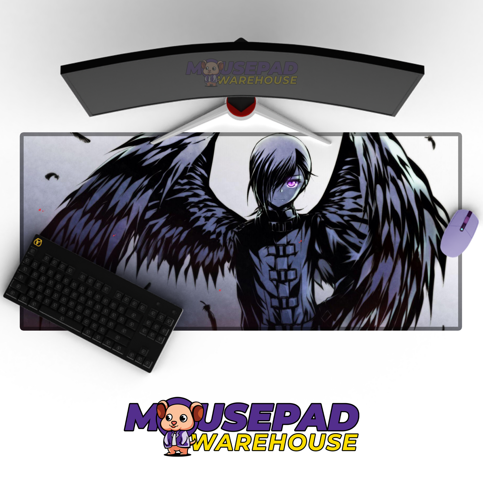 The Devil is a Part Timer V16 Mousepad Mockup