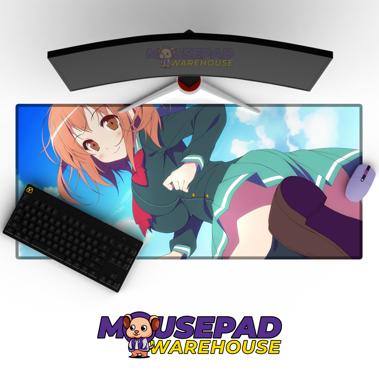 The Devil is a Part Timer V17 Mousepad Mockup