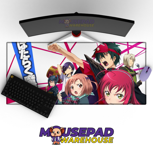 The Devil is a Part Timer V25 Mousepad Mockup