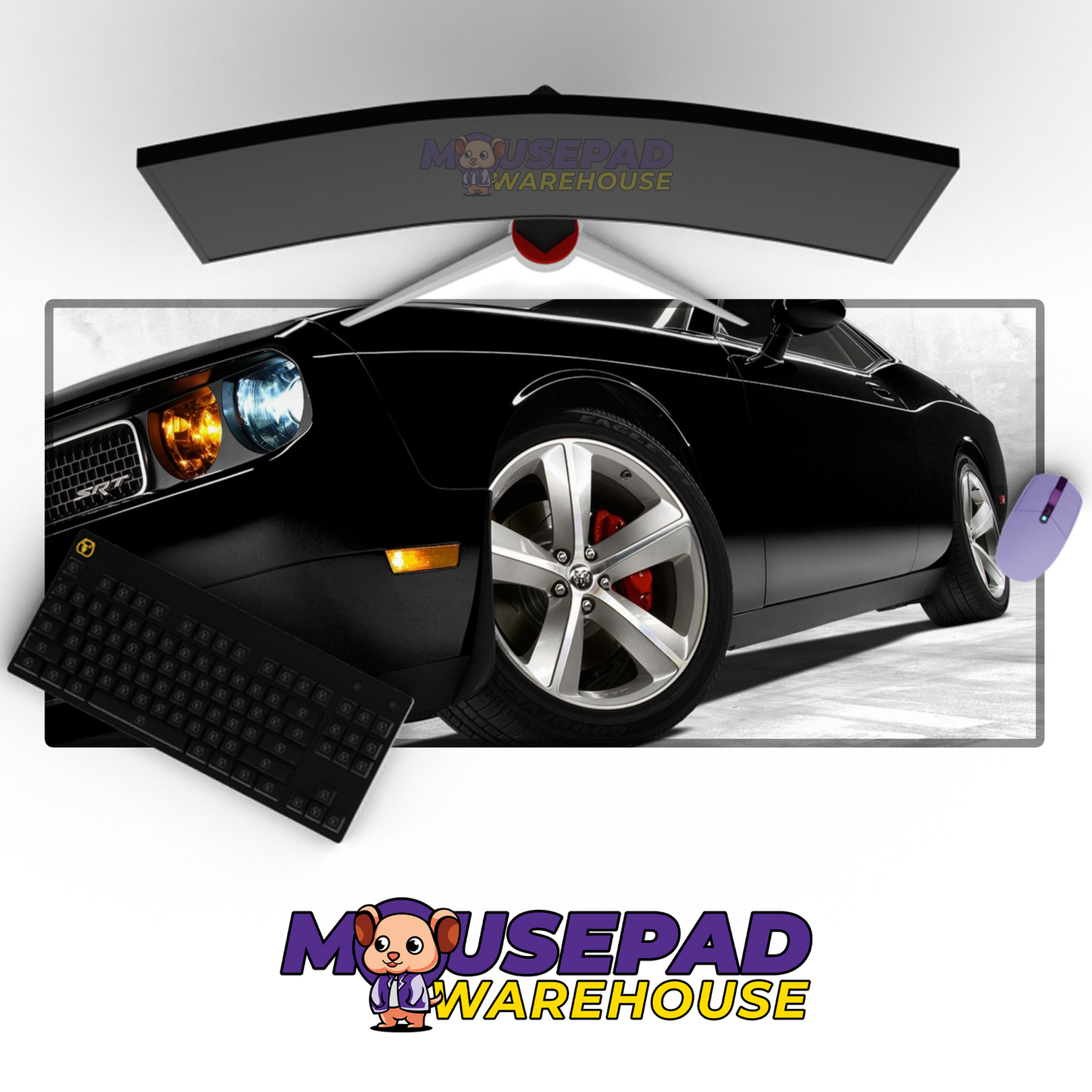 The Fast and the Furious V12 Mousepad Mockup