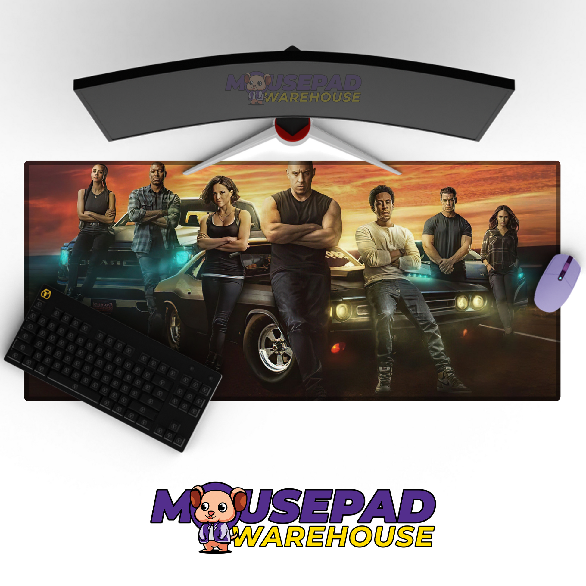 The Fast and the Furious V13 Mousepad Mockup