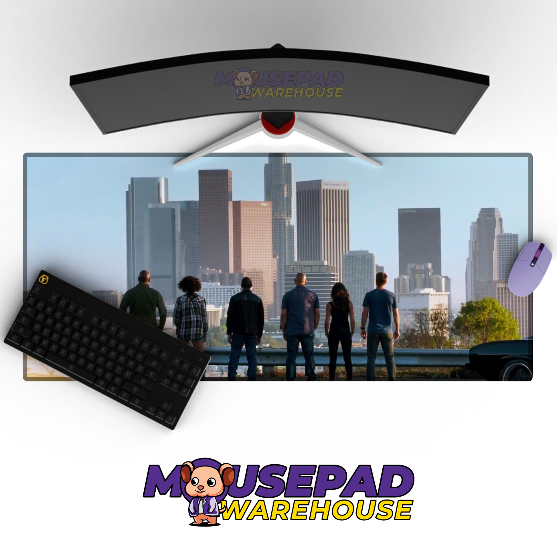 The Fast and the Furious V14 Mousepad Mockup