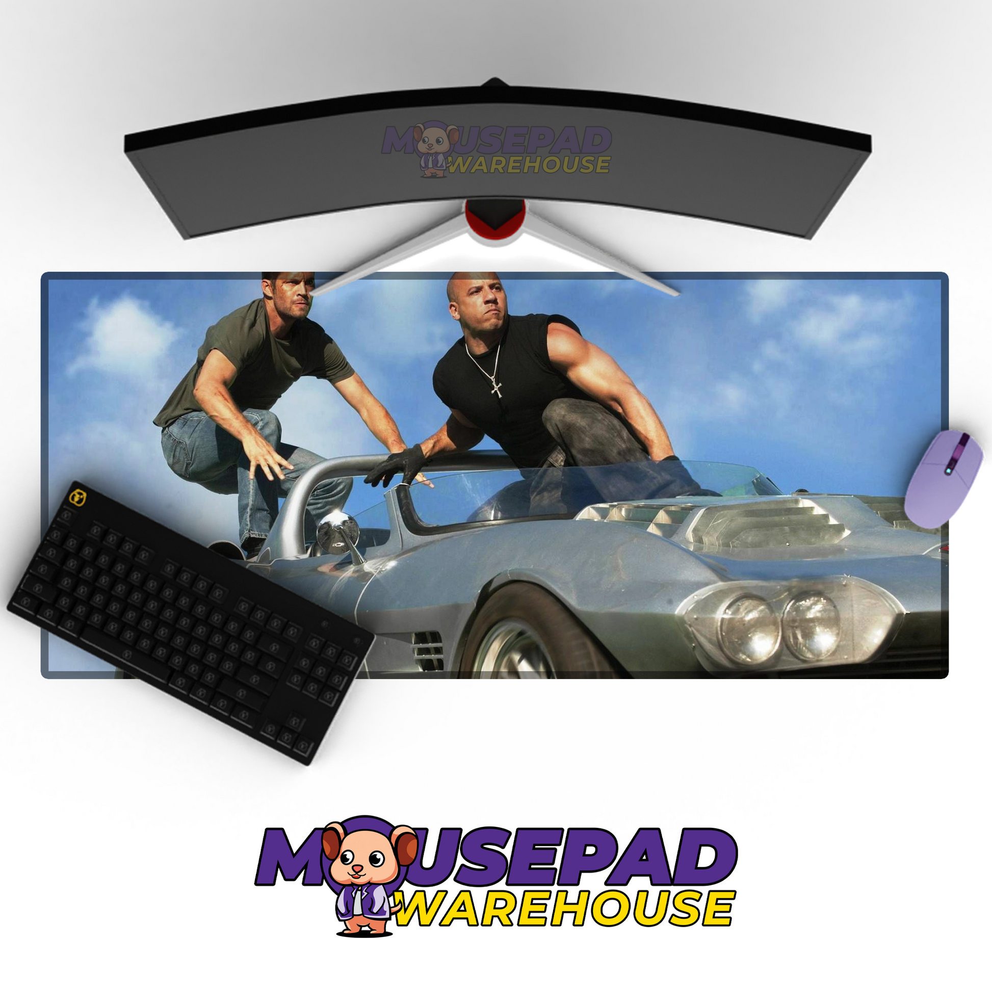 The Fast and the Furious V19 Mousepad Mockup