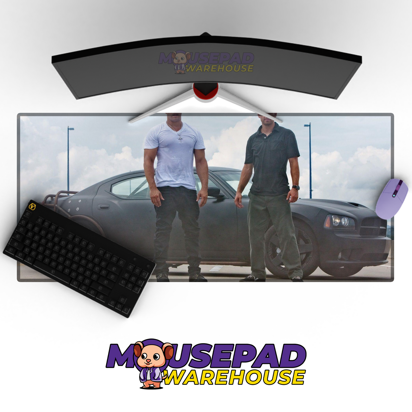 The Fast and the Furious V1 Mousepad Mockup