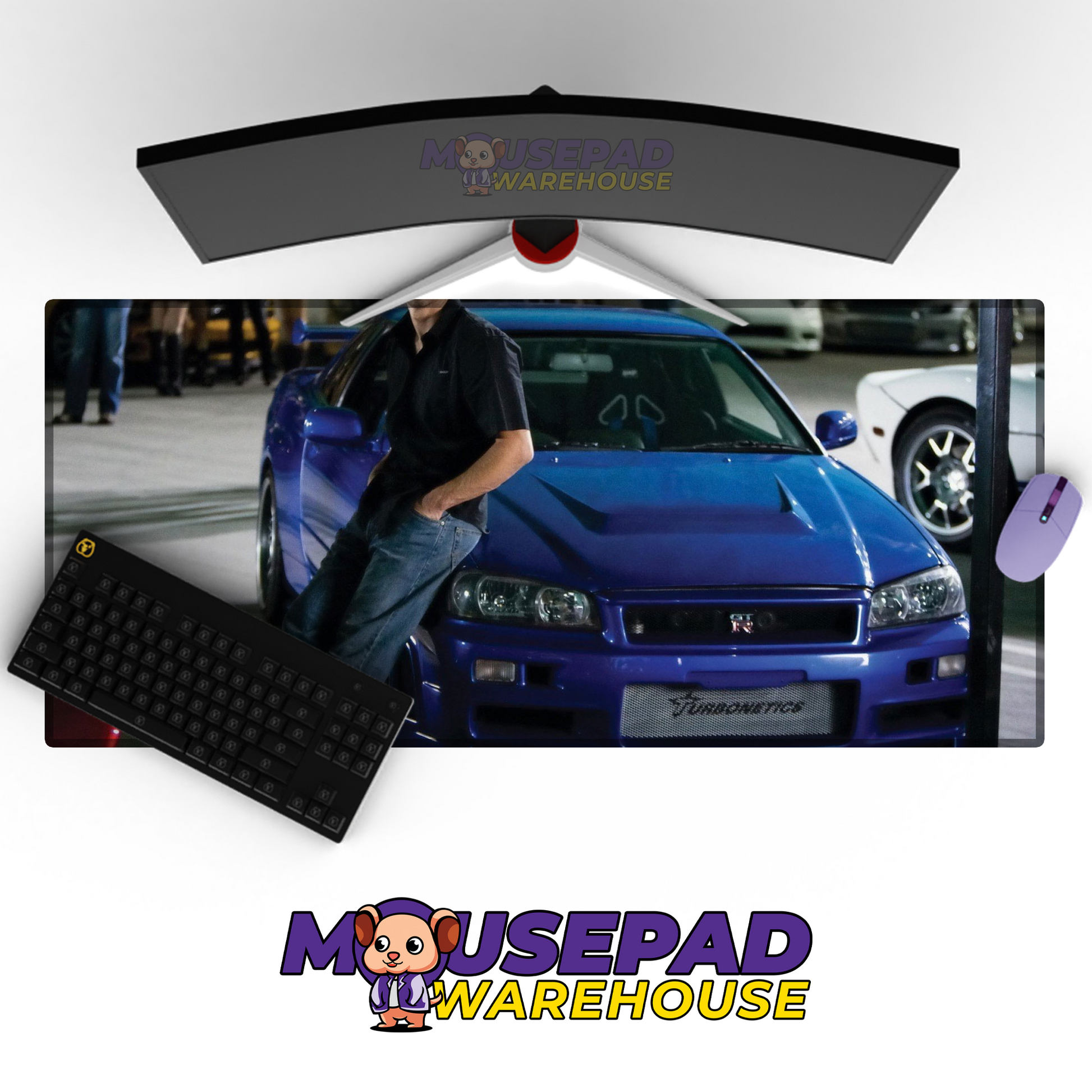 The Fast and the Furious V20 Mousepad Mockup