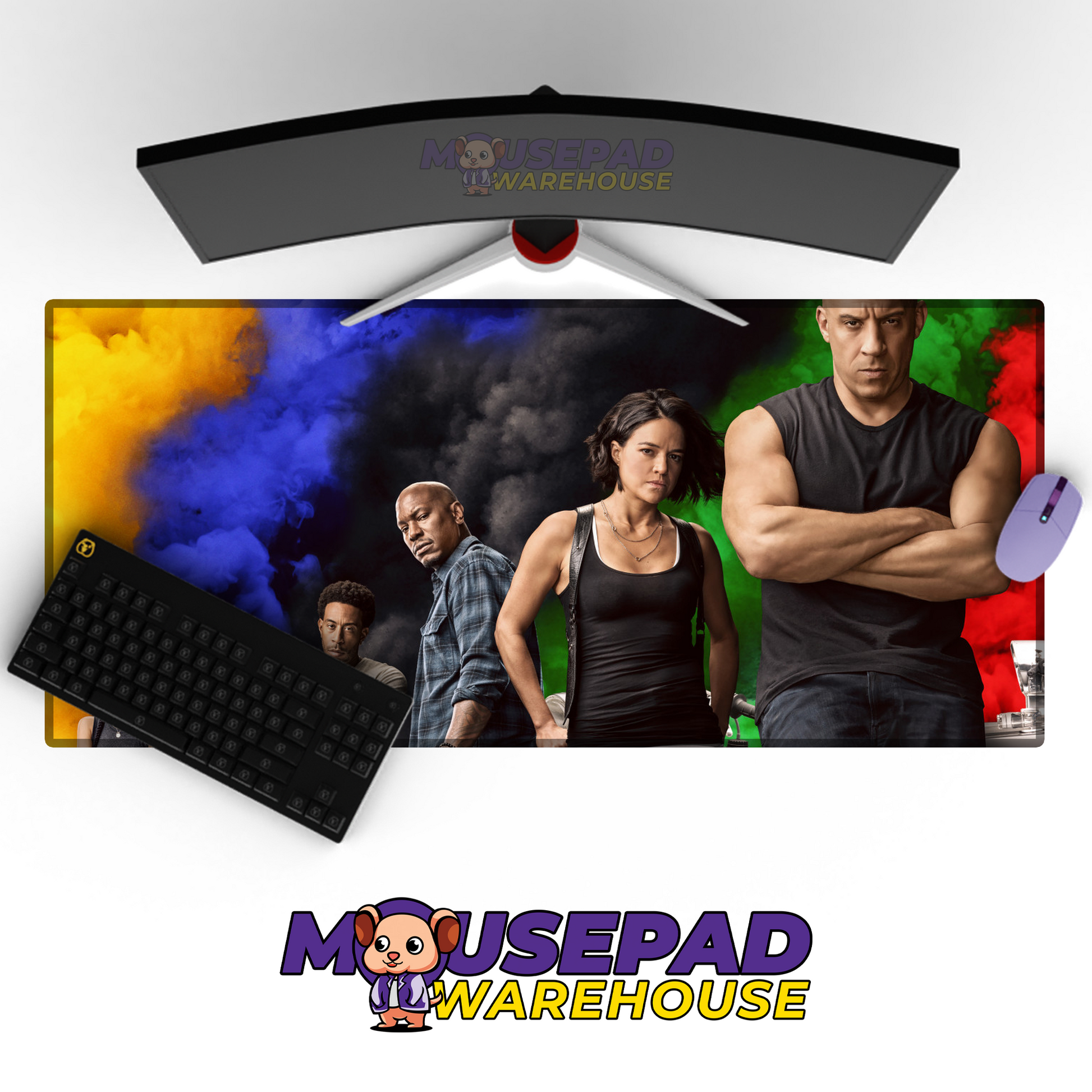 The Fast and the Furious V21 Mousepad Mockup