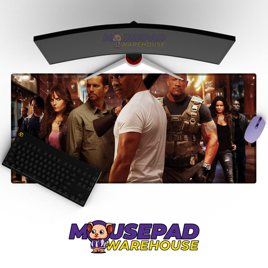 The Fast and the Furious V2 Mousepad Mockup