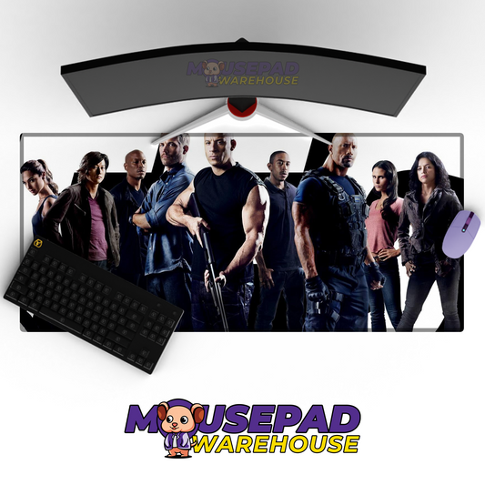 The Fast and the Furious V5 Mousepad Mockup