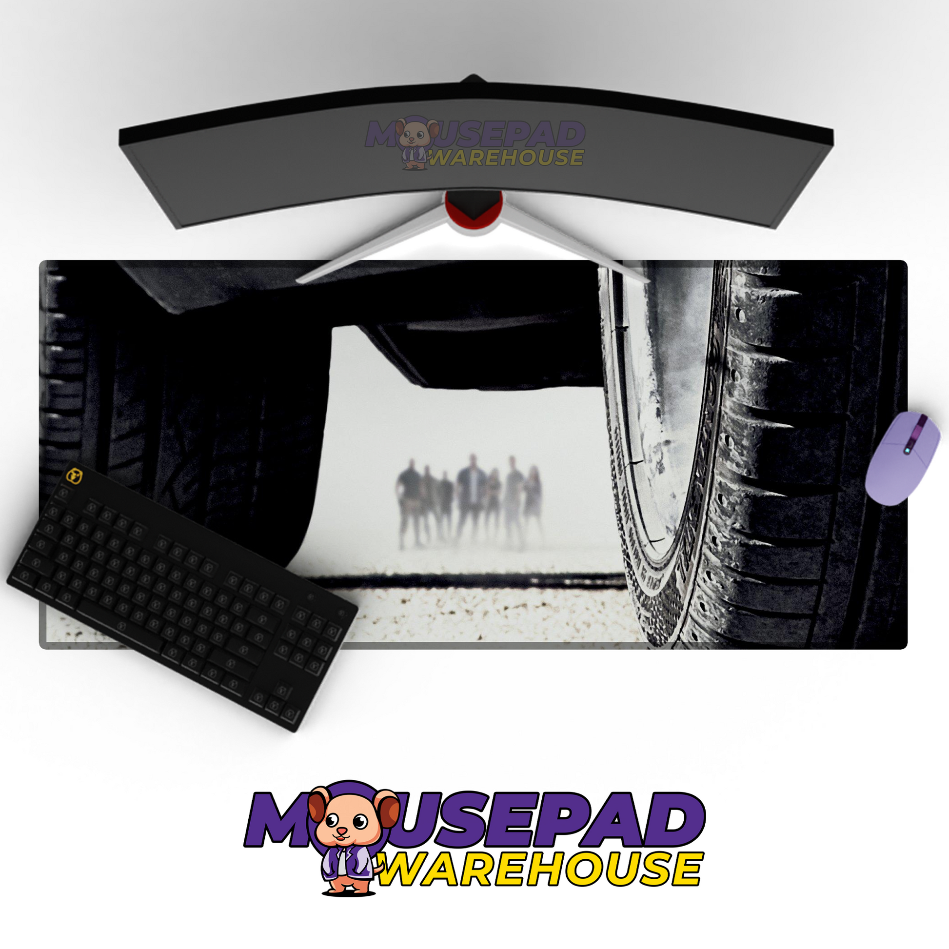 The Fast and the Furious V9 Mousepad Mockup