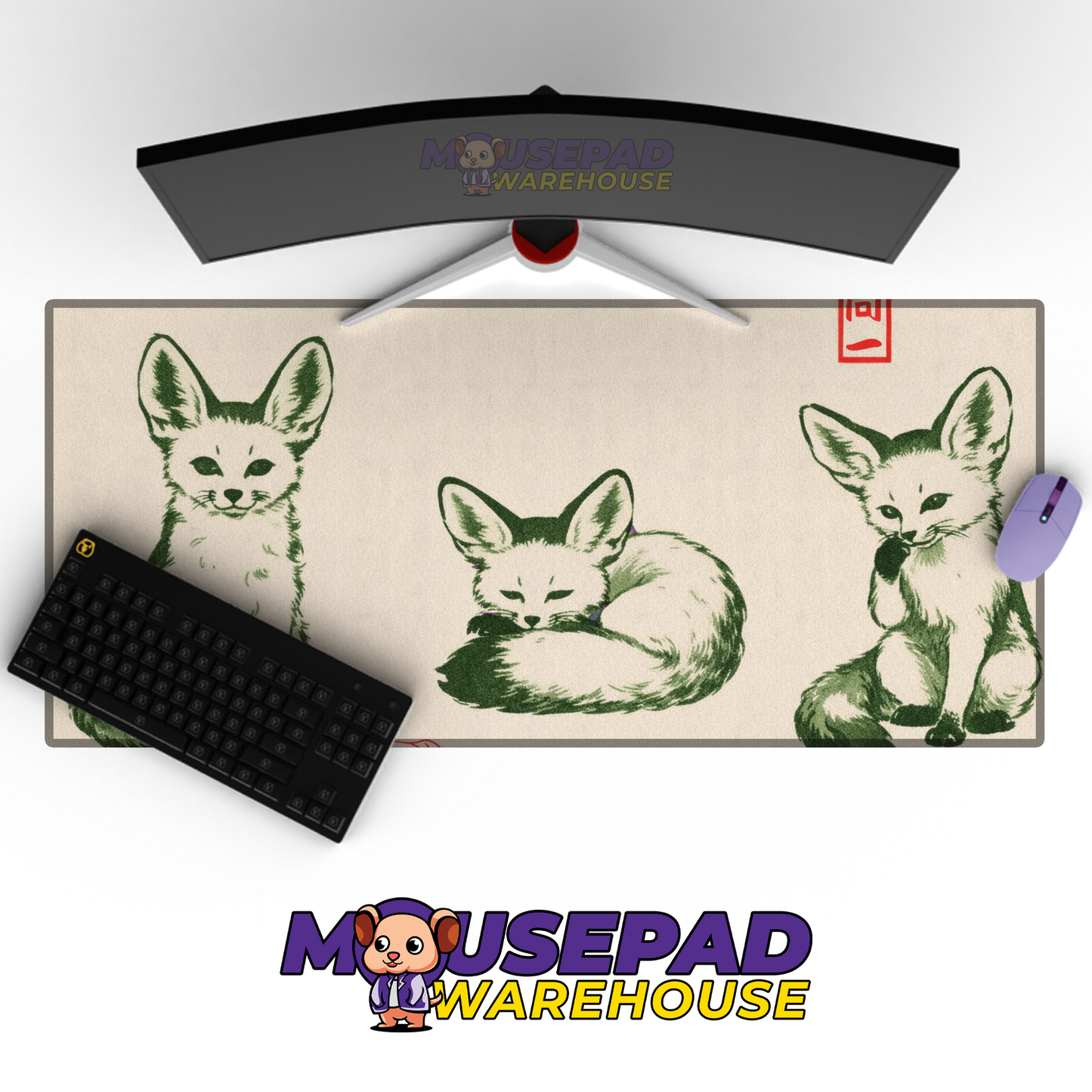 The Fennec Fox Matsumoto Hoji Style Mockup