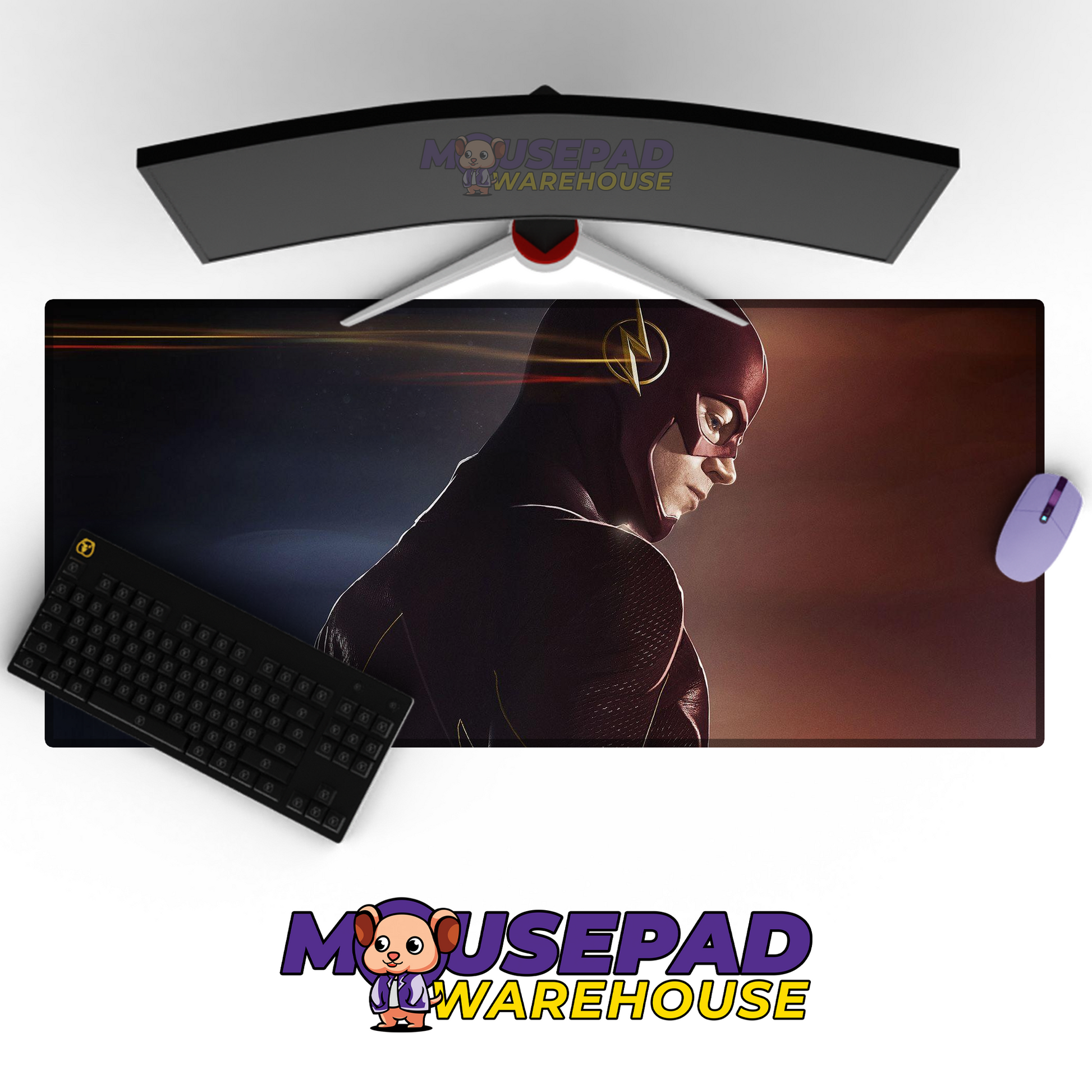 The Flash V10 Mousepad Mockup