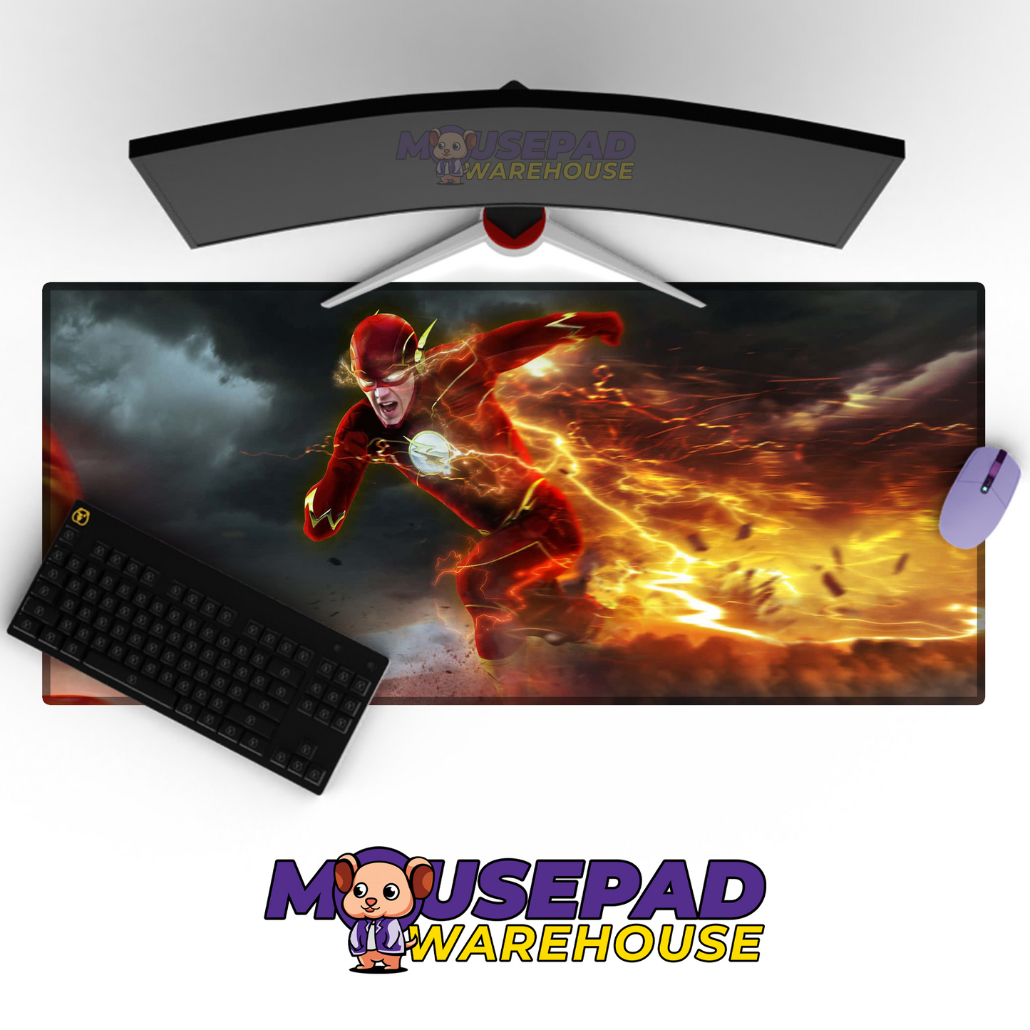 The Flash V15 Mousepad Mockup
