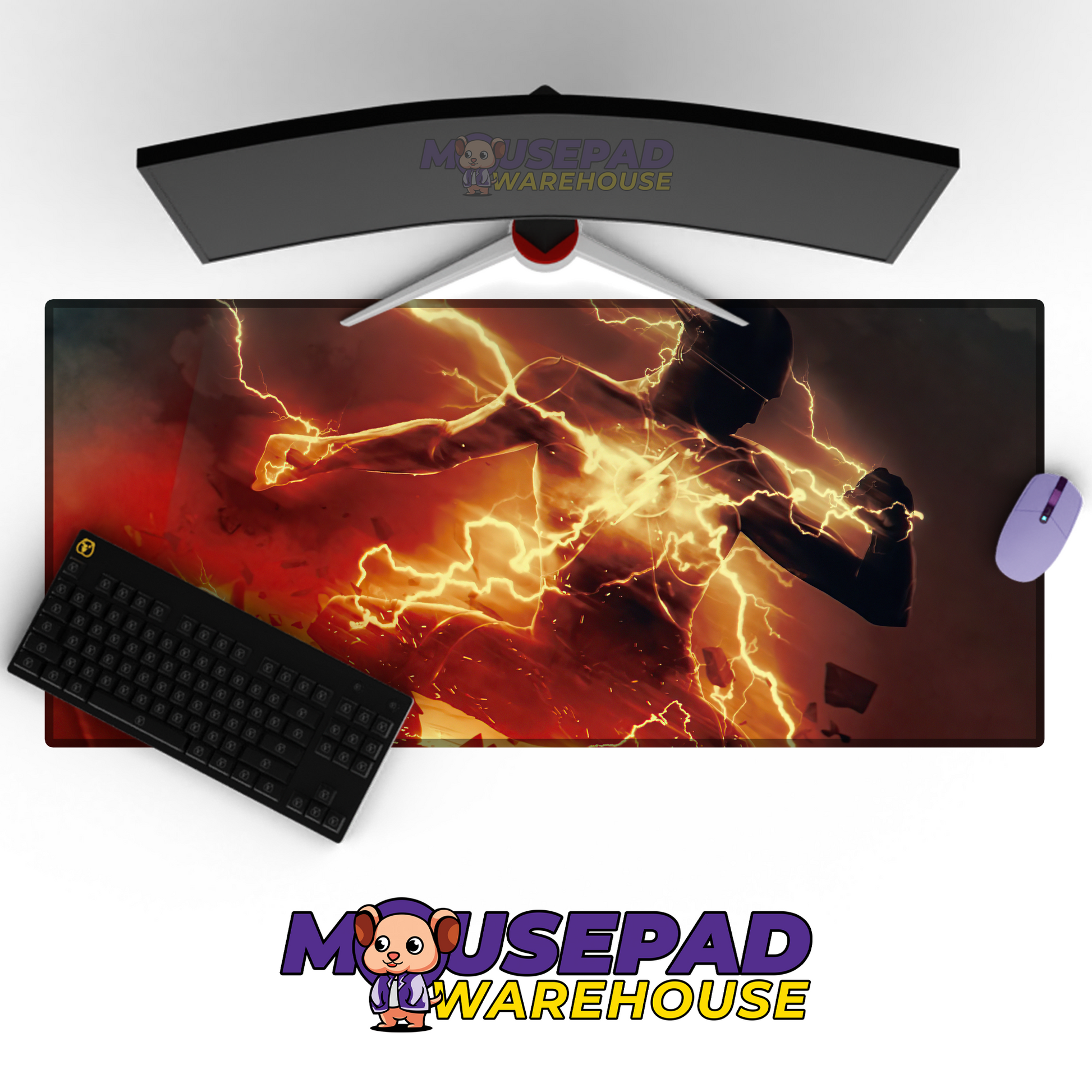 The Flash V1 Mousepad Mockup