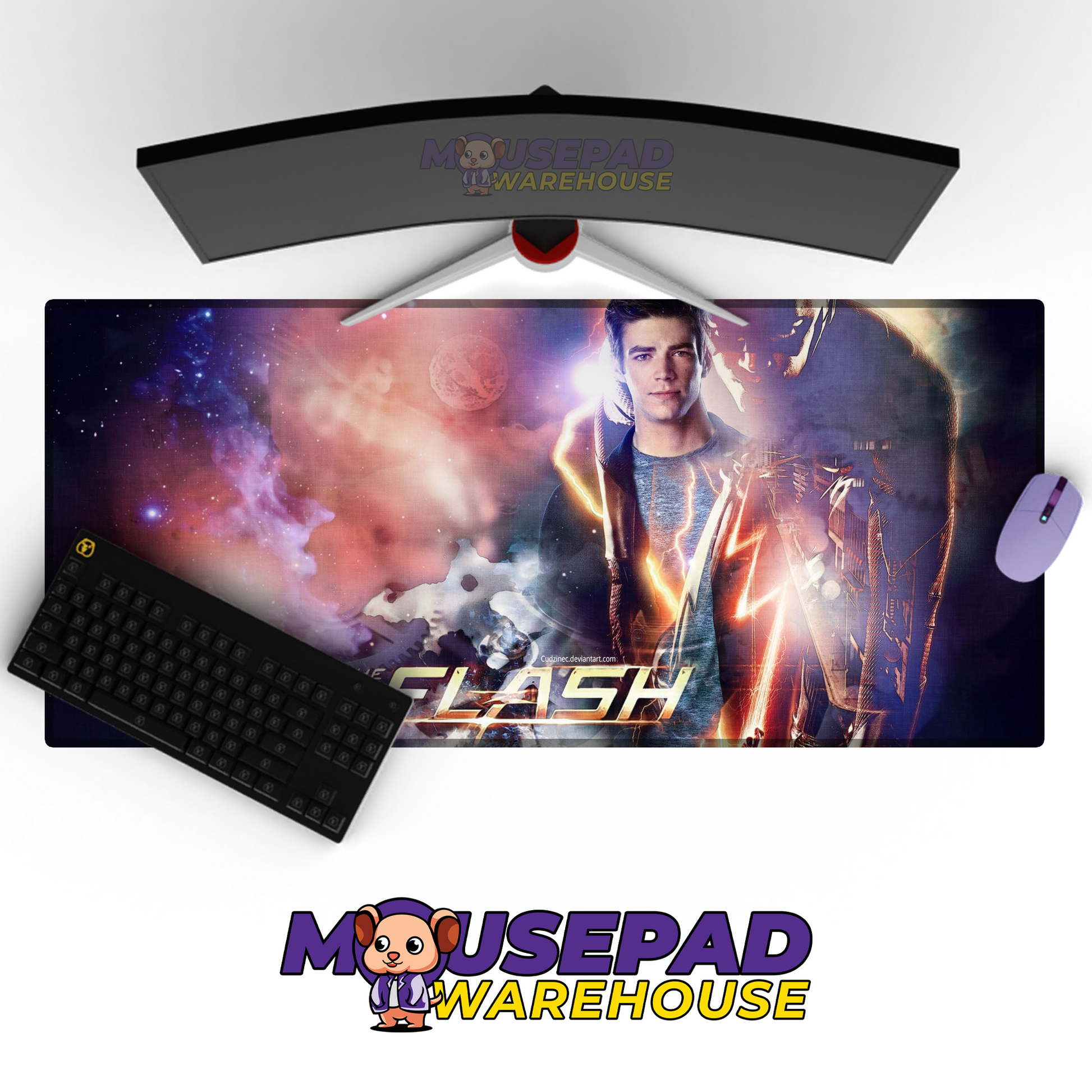 The Flash V5 Mousepad Mockup