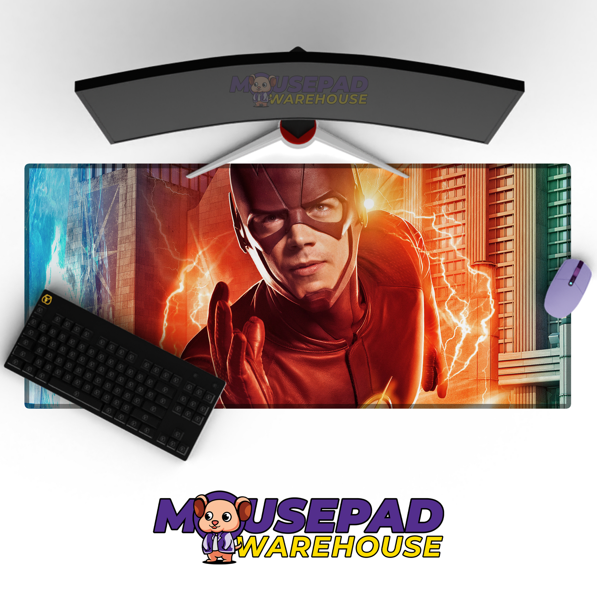 The Flash V6 Mousepad Mockup