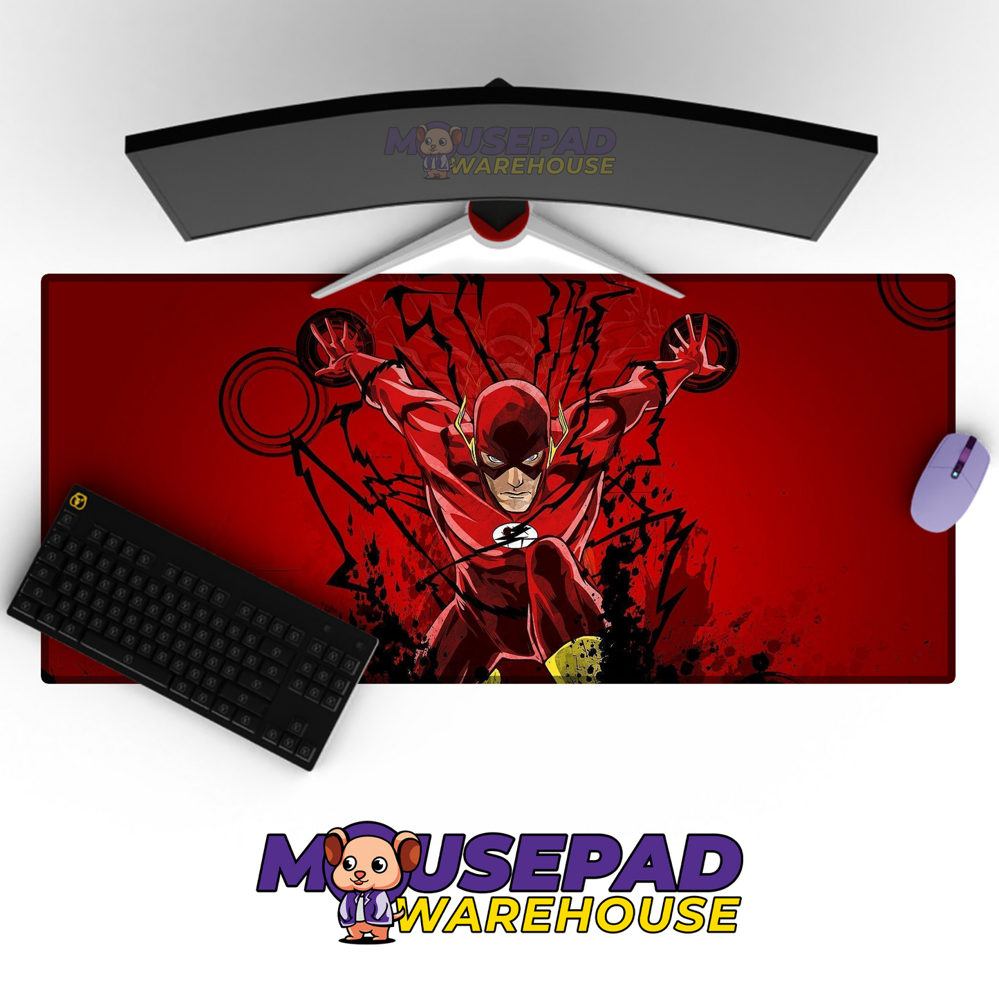 The Flash V7 Mousepad Mockup