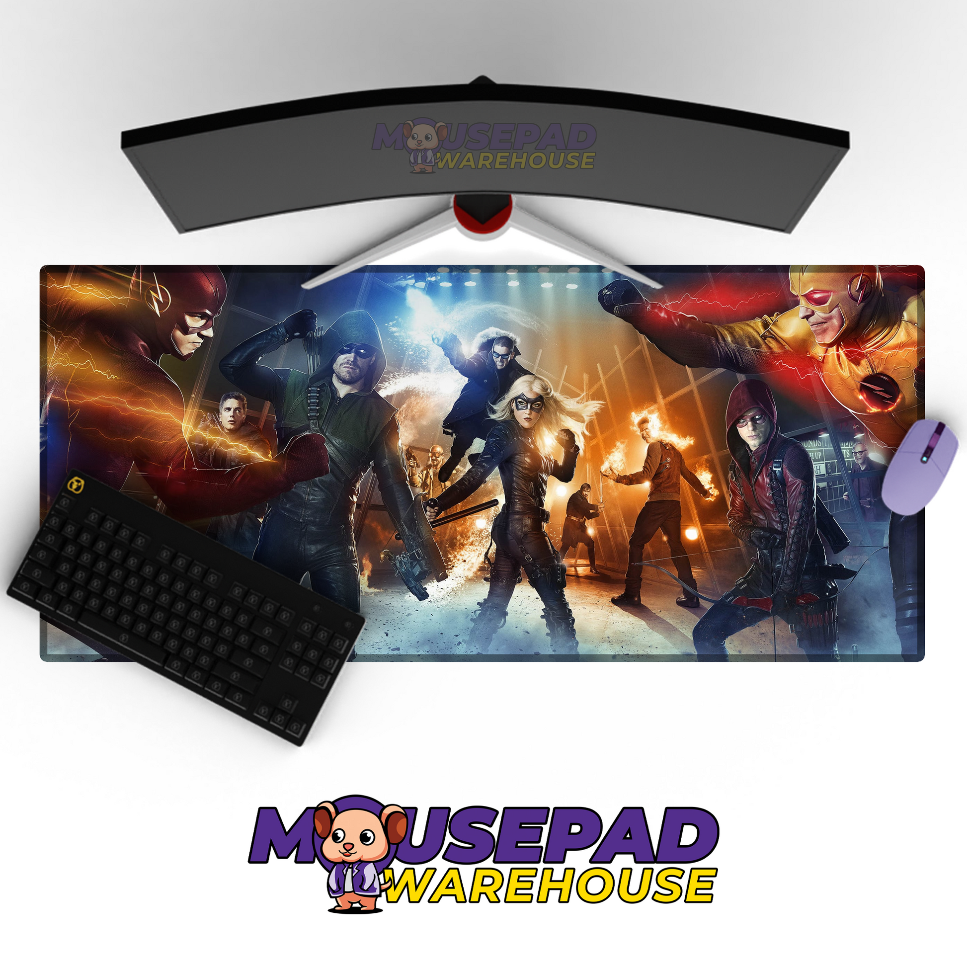 The Flash V9 Mousepad Mockup