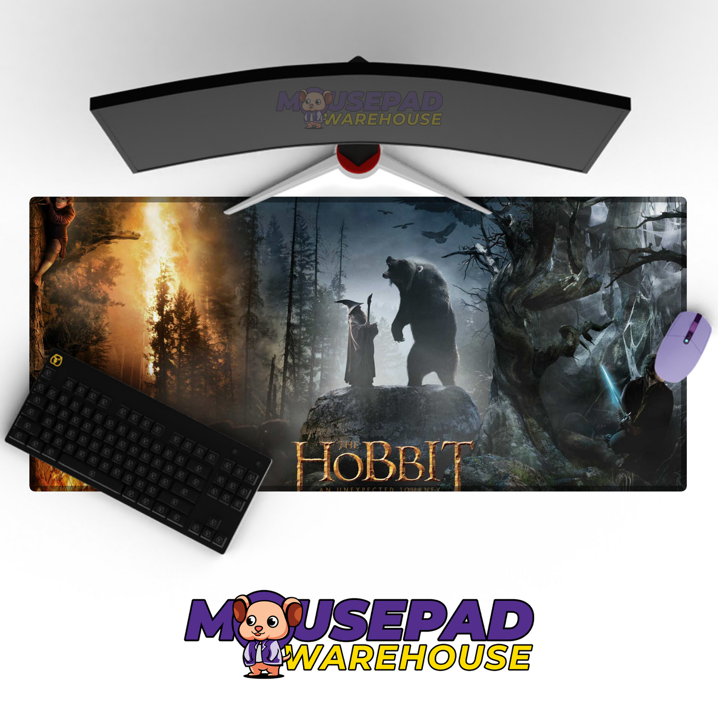 The Hobbit V3 Mousepad Mockup
