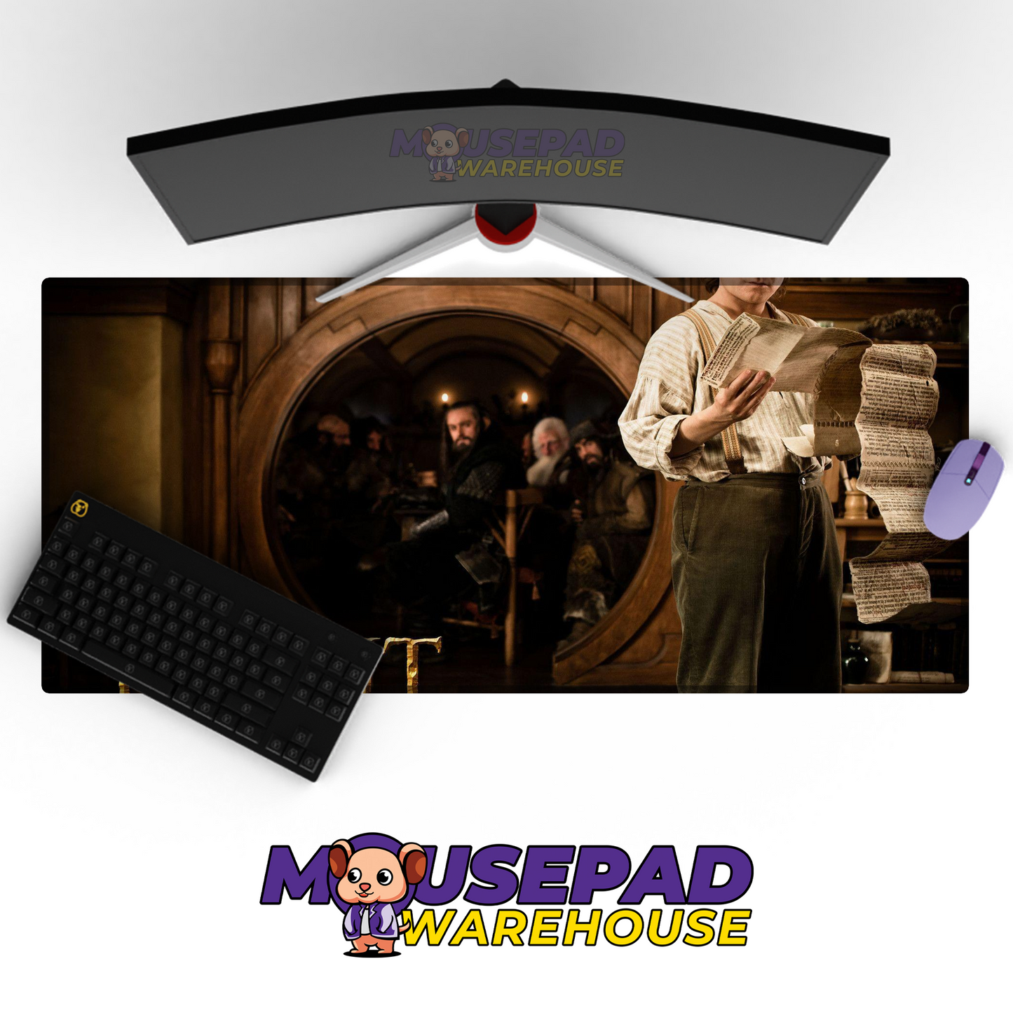 The Hobbit V4 Mousepad Mockup