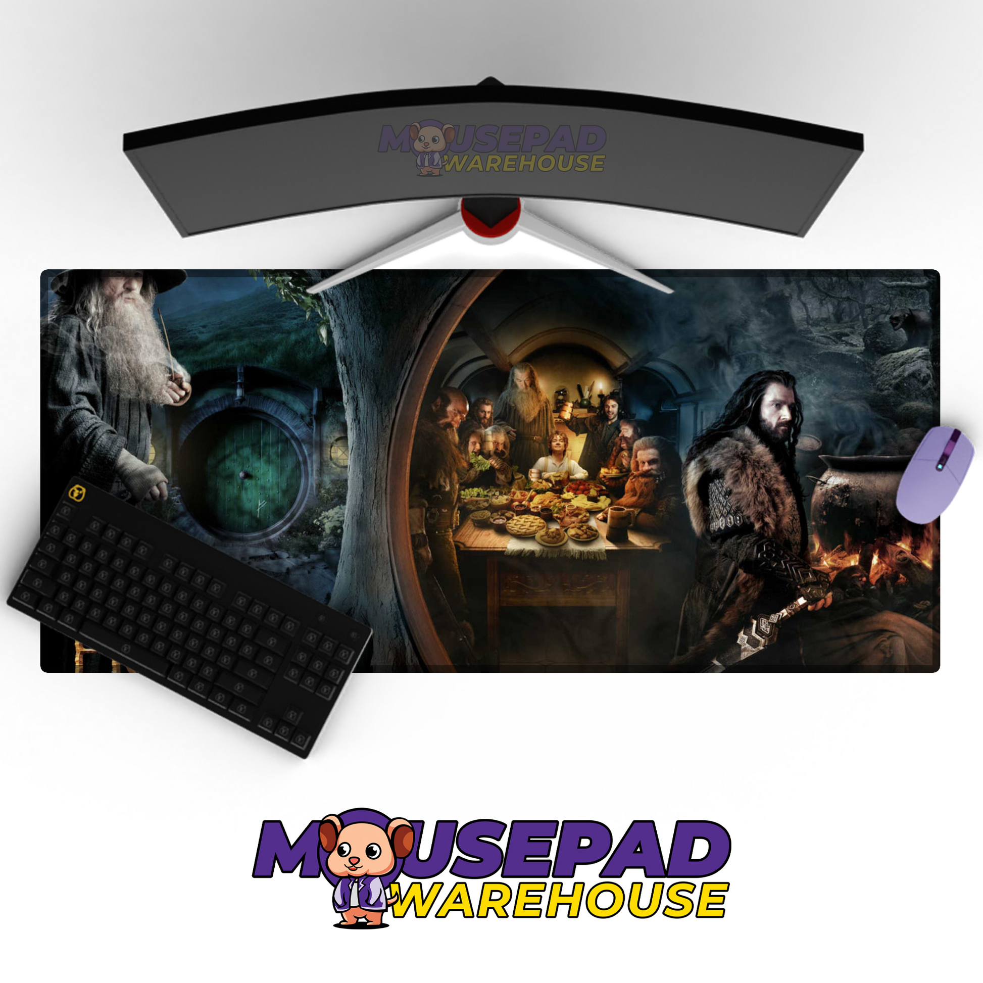 The Hobbit V7 Mousepad Mockup