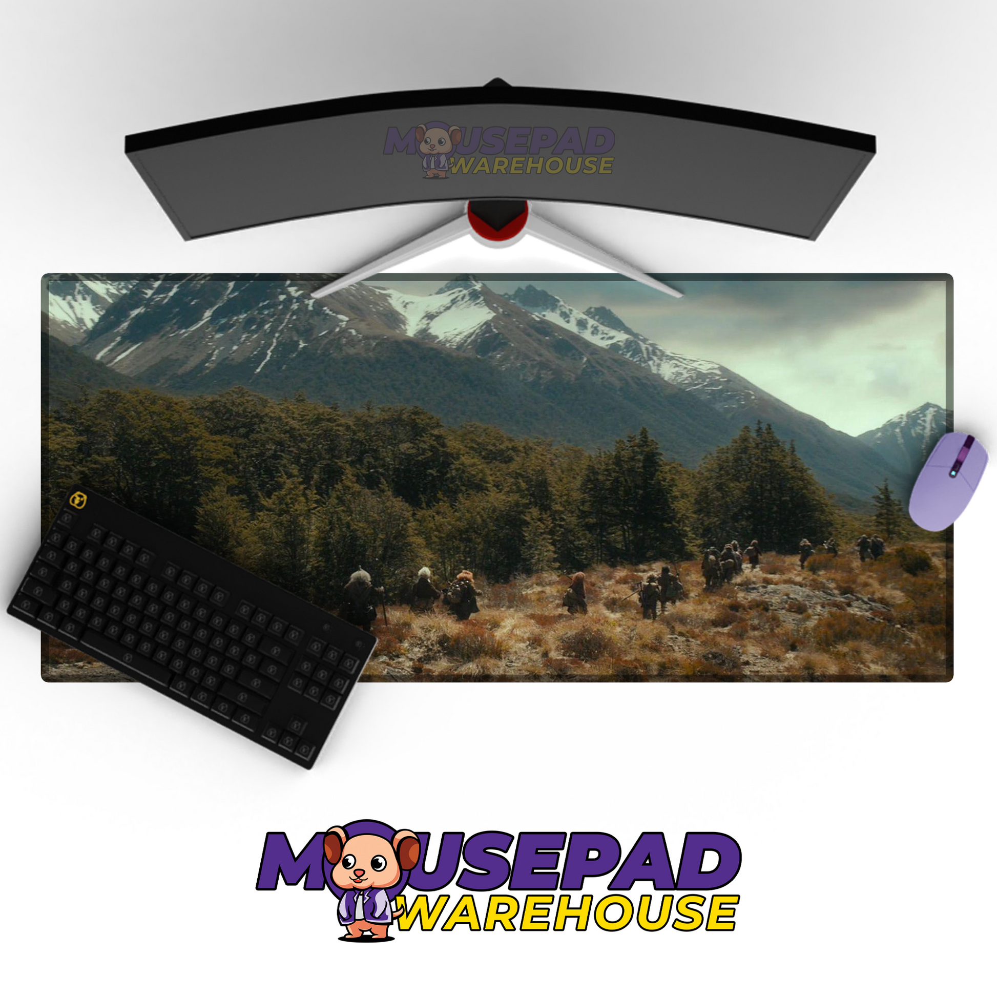 The Hobbit V9 Mousepad Mockup