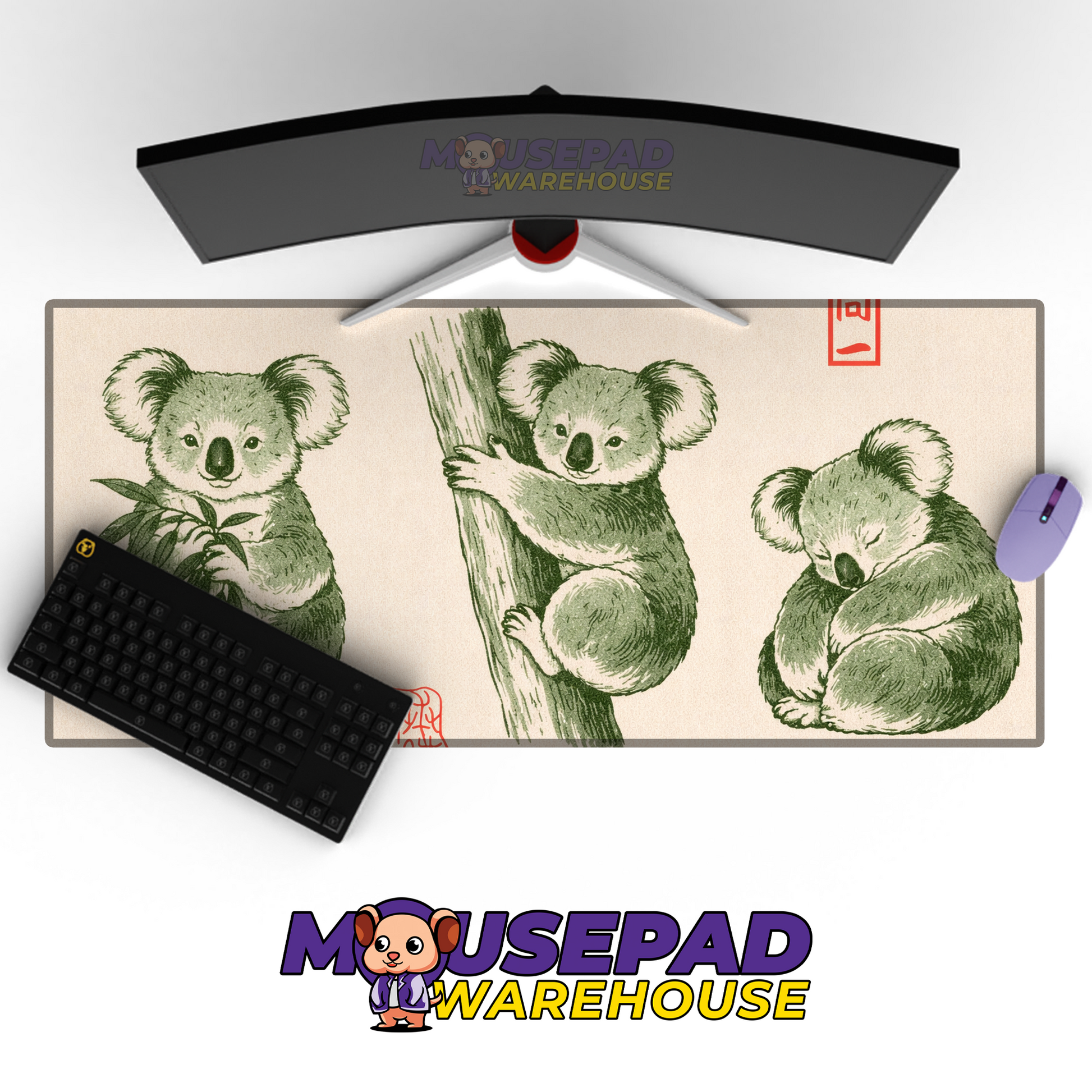 The Koala Matsumoto Hoji Style Mockup