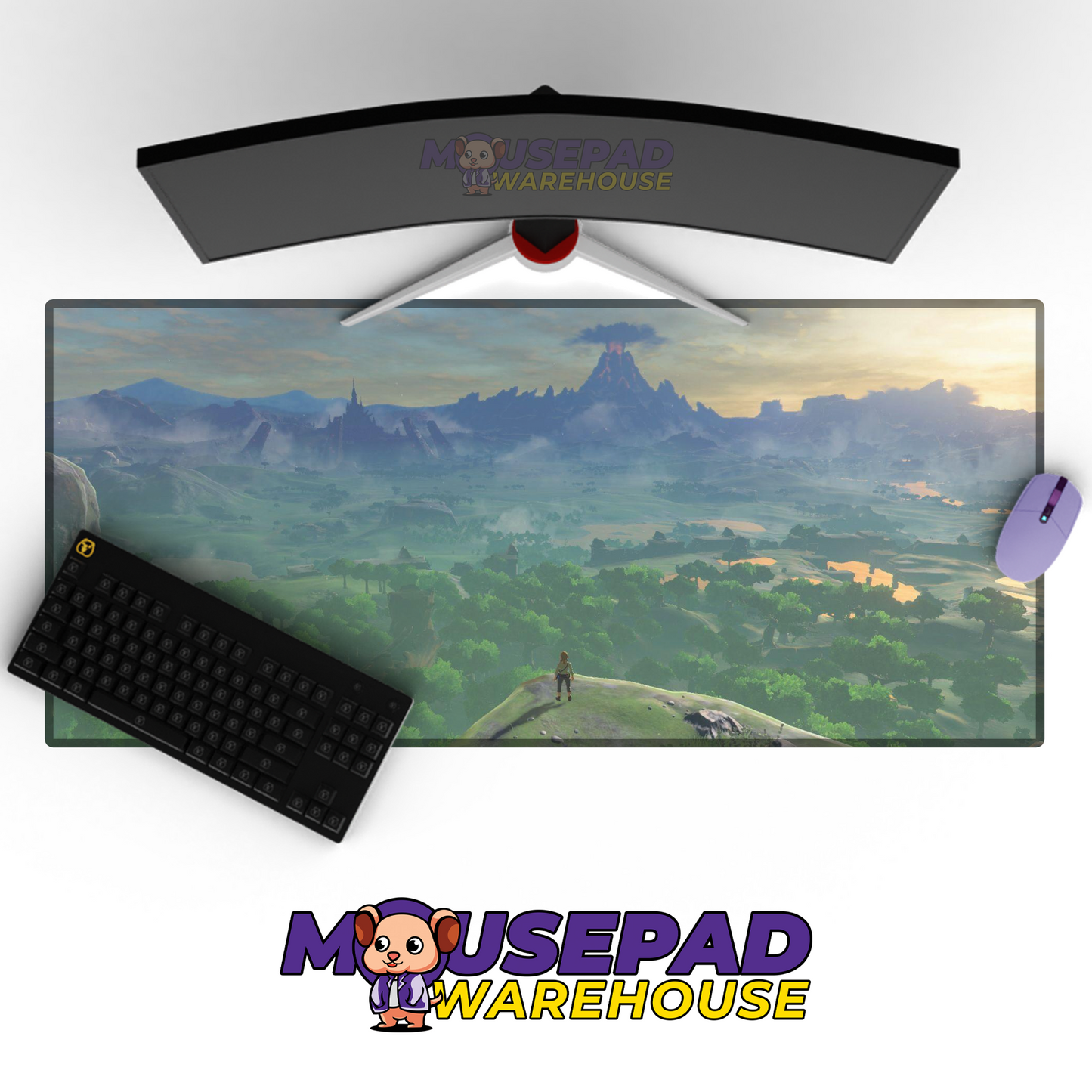 The Legend of Zelda Breath of the Wild V11 Mousepad Mockup