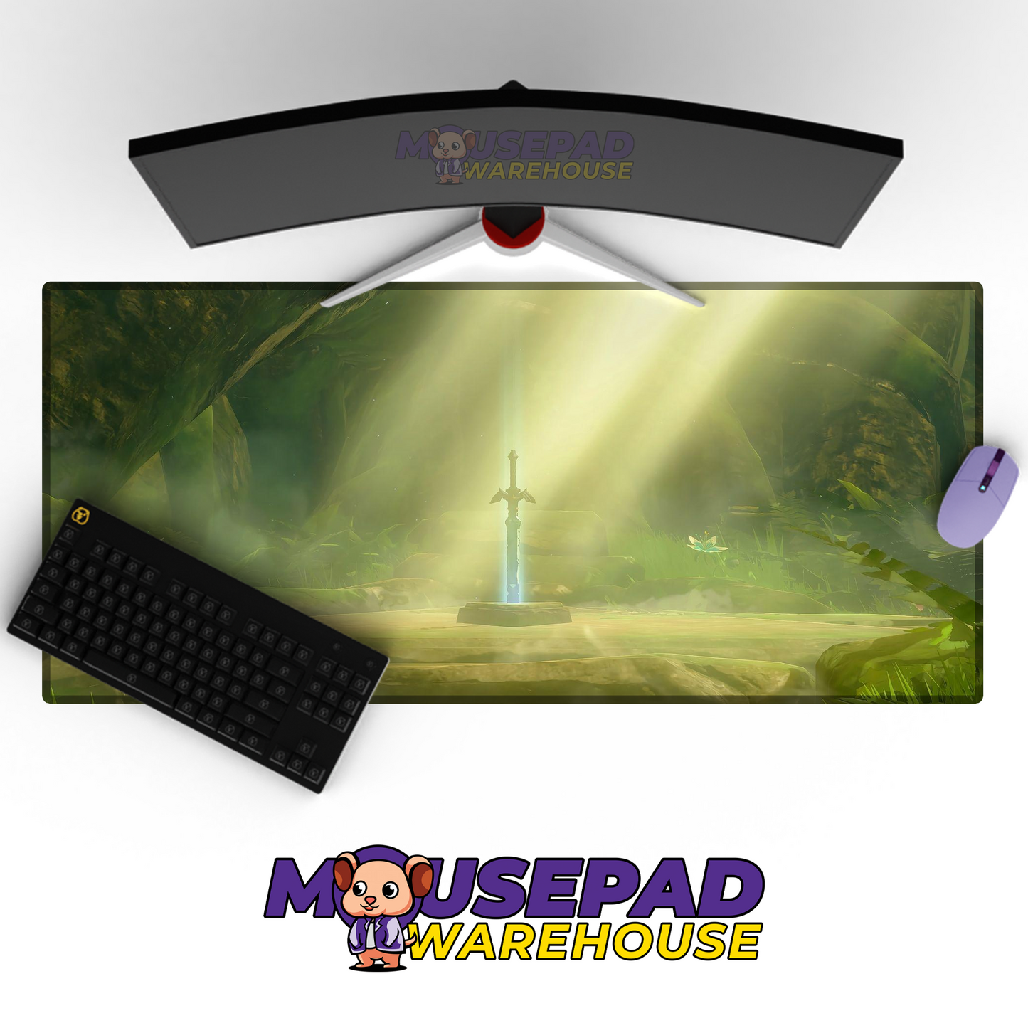 The Legend of Zelda Breath of the Wild V15 Mousepad Mockup