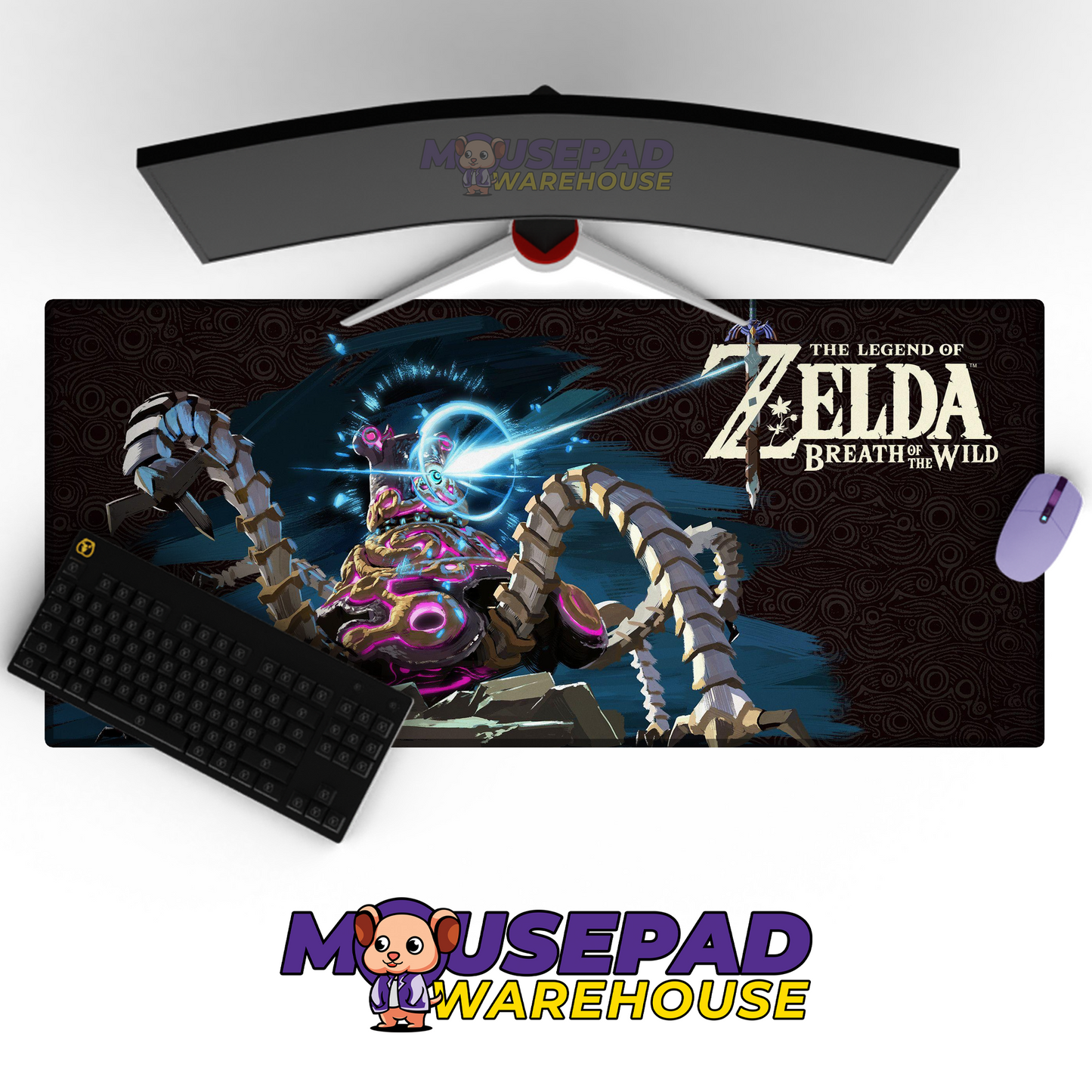 The Legend of Zelda Breath of the Wild V16 Mousepad Mockup