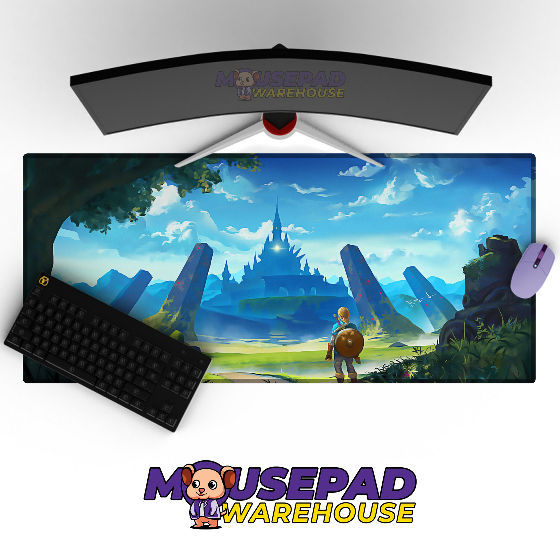 The Legend of Zelda Breath of the Wild V17 Mousepad Mockup