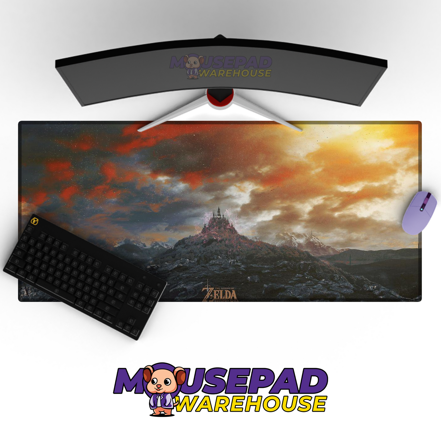 The Legend of Zelda Breath of the Wild V1 Mousepad Mockup