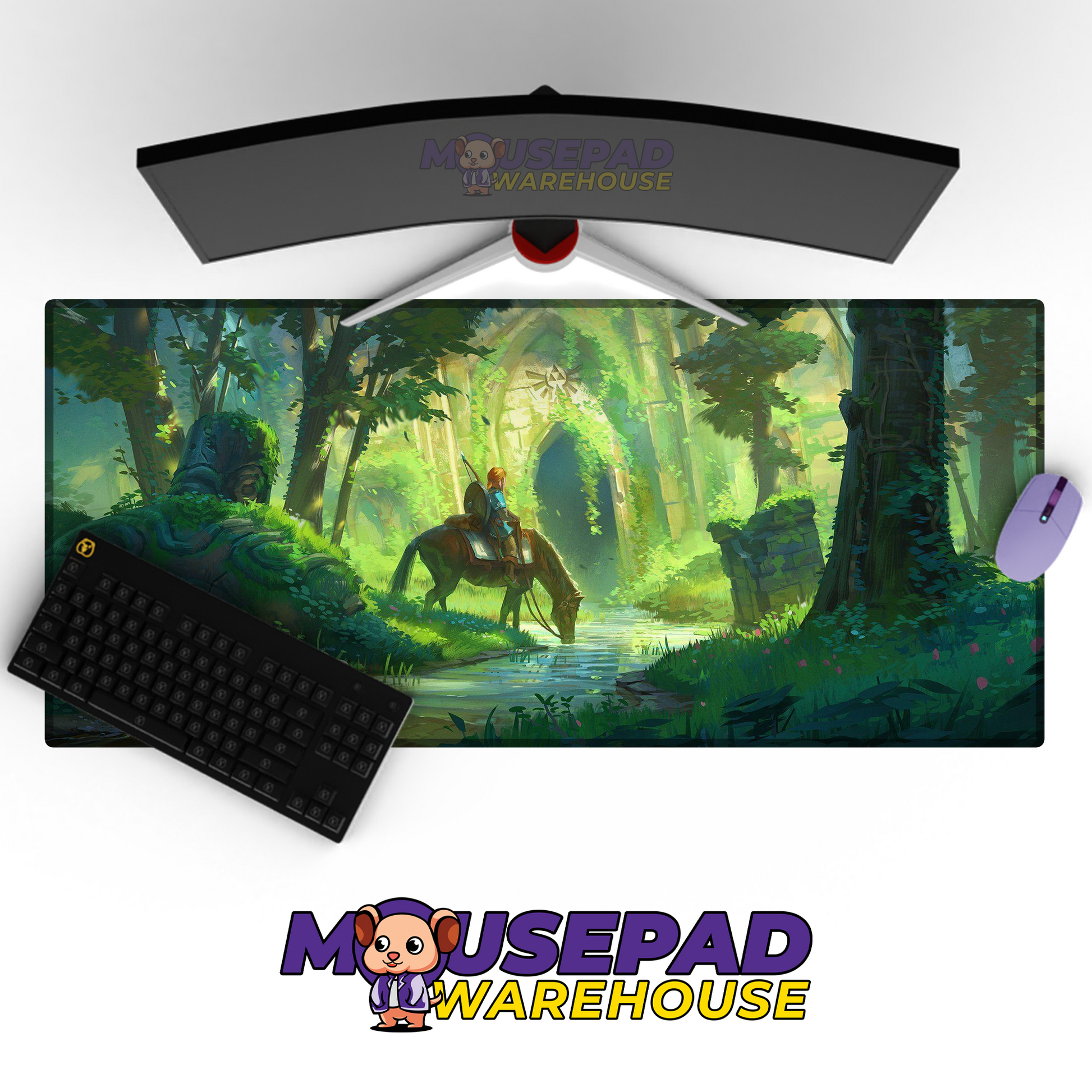 The Legend of Zelda Breath of the Wild V24 Mousepad Mockup