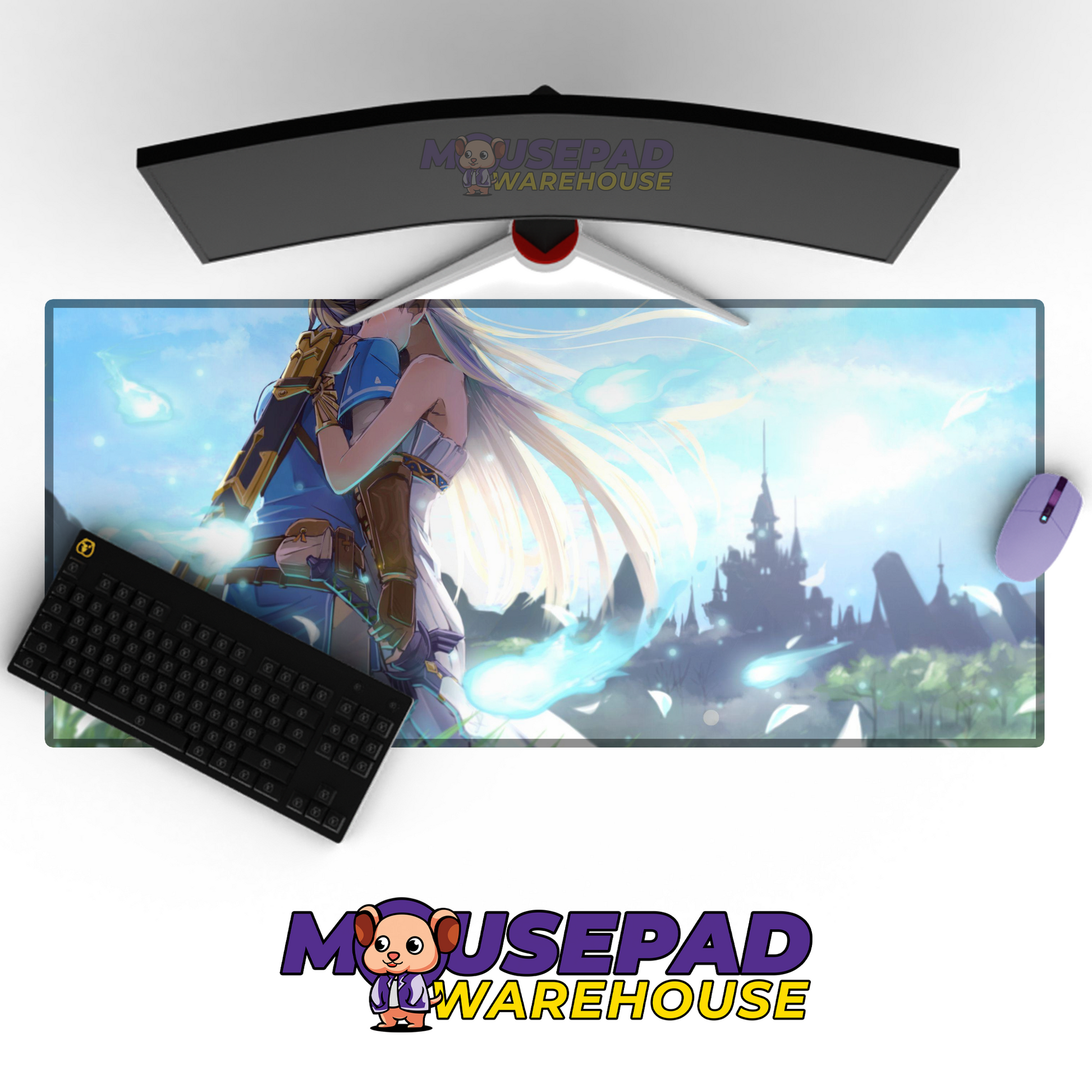 The Legend of Zelda Breath of the Wild V25 Mousepad Mockup