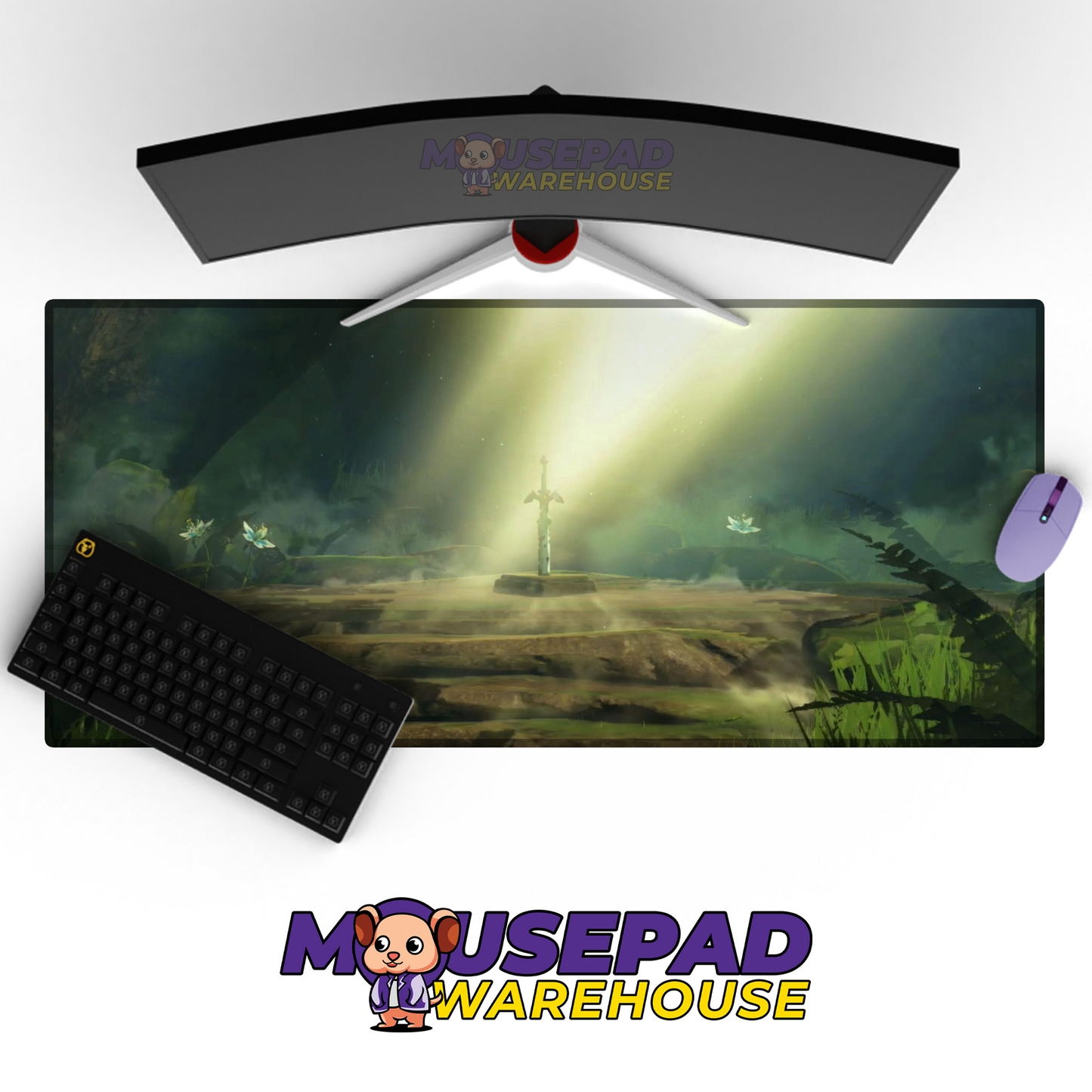 The Legend of Zelda Breath of the Wild V26 Mousepad Mockup