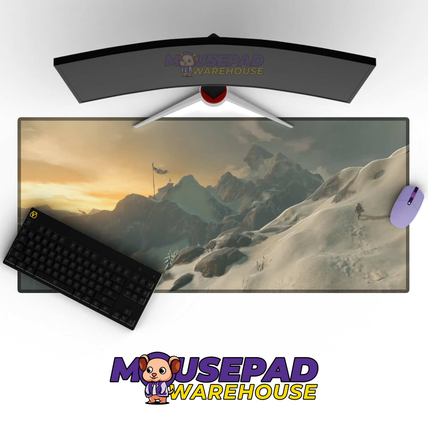 The Legend of Zelda Breath of the Wild V4 Mousepad Mockup