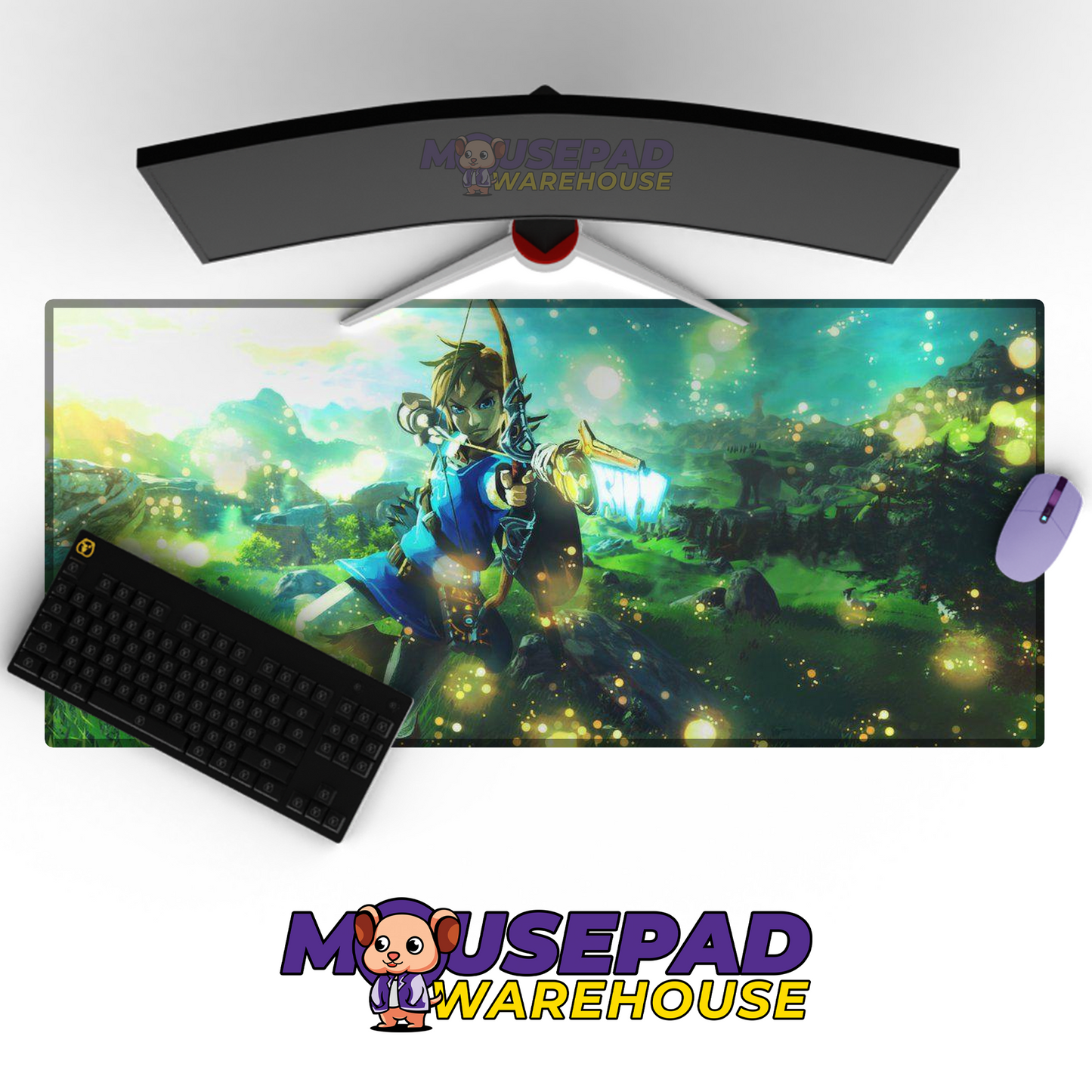 The Legend of Zelda Breath of the Wild V6 Mousepad Mockup