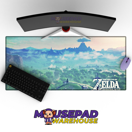 The Legend of Zelda Breath of the Wild V9 Mousepad Mockup