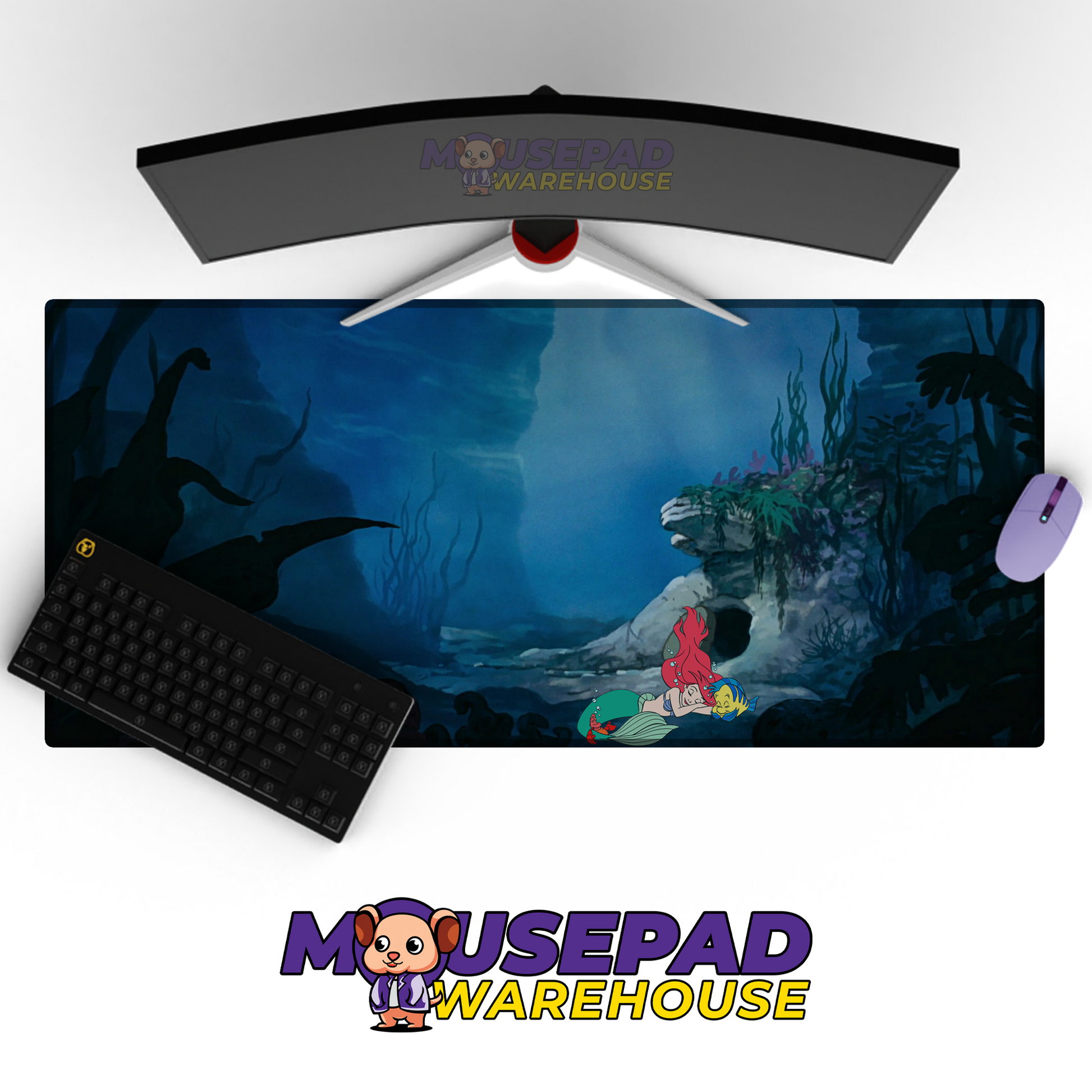 The Little Mermaid V12 Mousepad Mockup