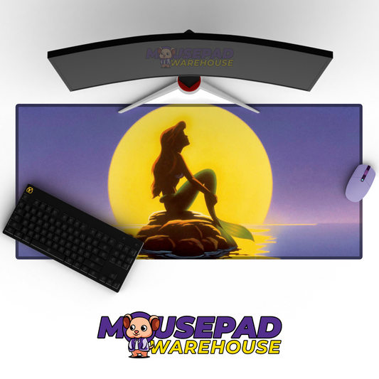 The Little Mermaid V15 Mousepad Mockup