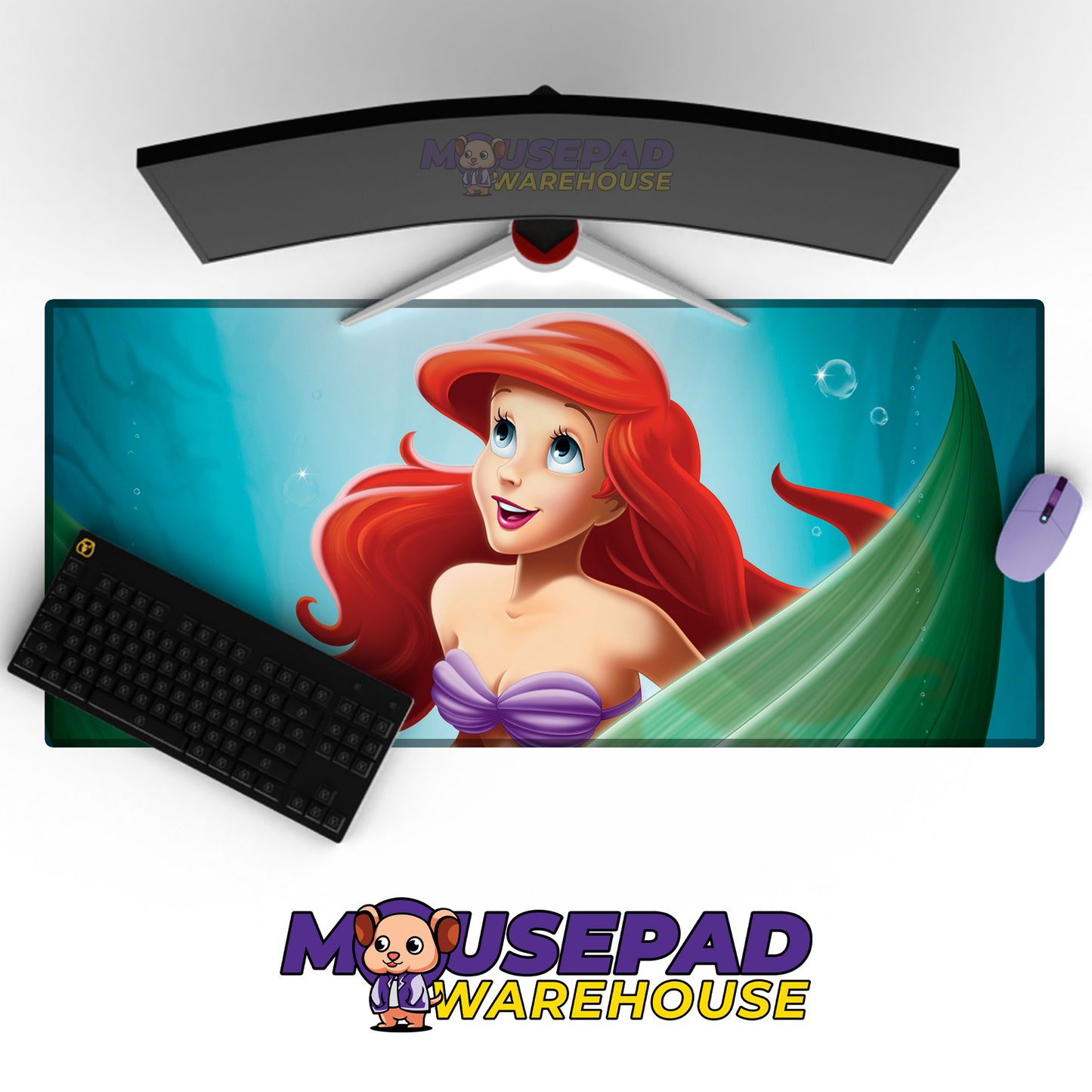 The Little Mermaid V19 Mousepad Mockup