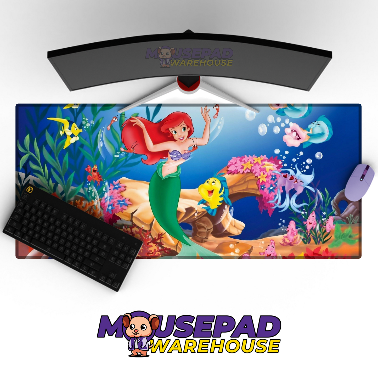 The Little Mermaid V20 Mousepad Mockup