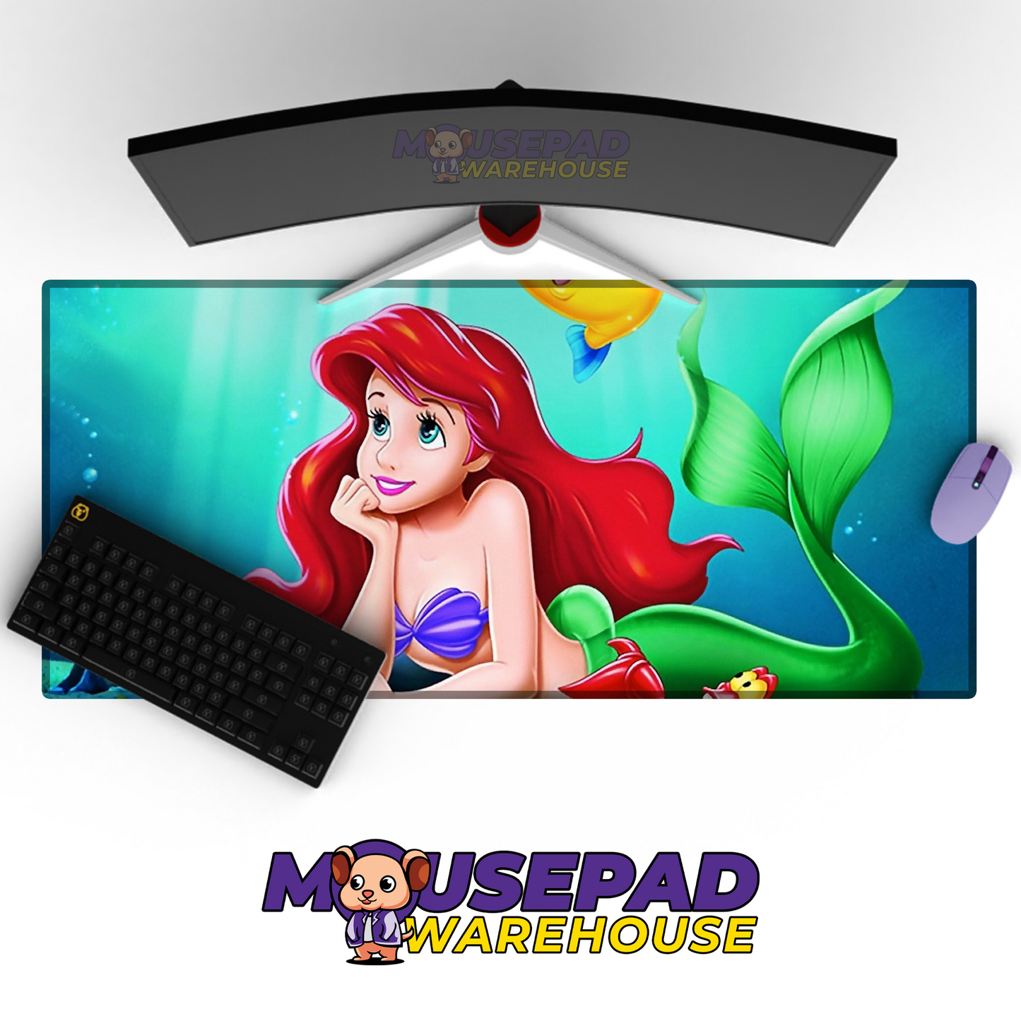 The Little Mermaid V23 Mousepad Mockup
